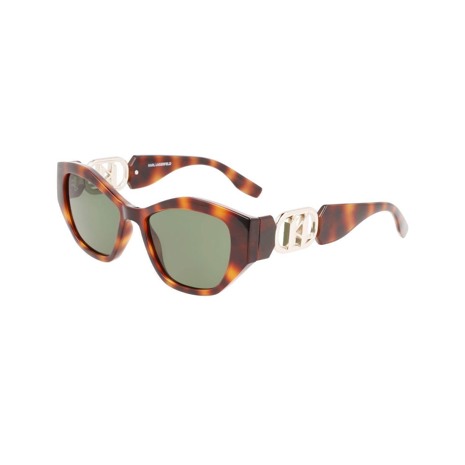 Karl Lagerfeld KL 6086S 240 54 Kadın Kırçıllı Kahverengi Cat Eye Güneş Gözlüğü