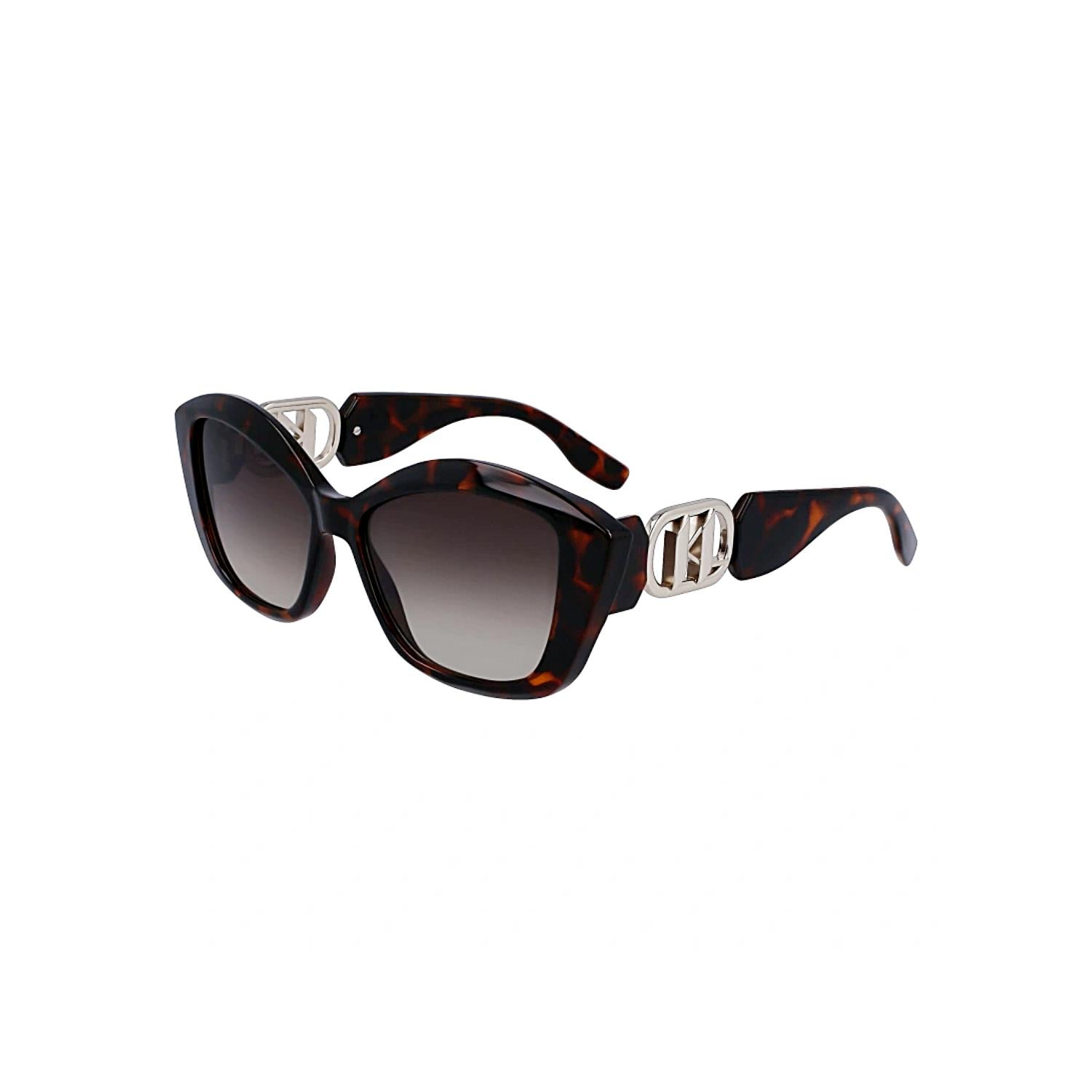 Karl Lagerfeld KL 6102S 240 56 Kadın Cat Eye Kırçıllı Kahverengi Kemik Güneş Gözlüğü