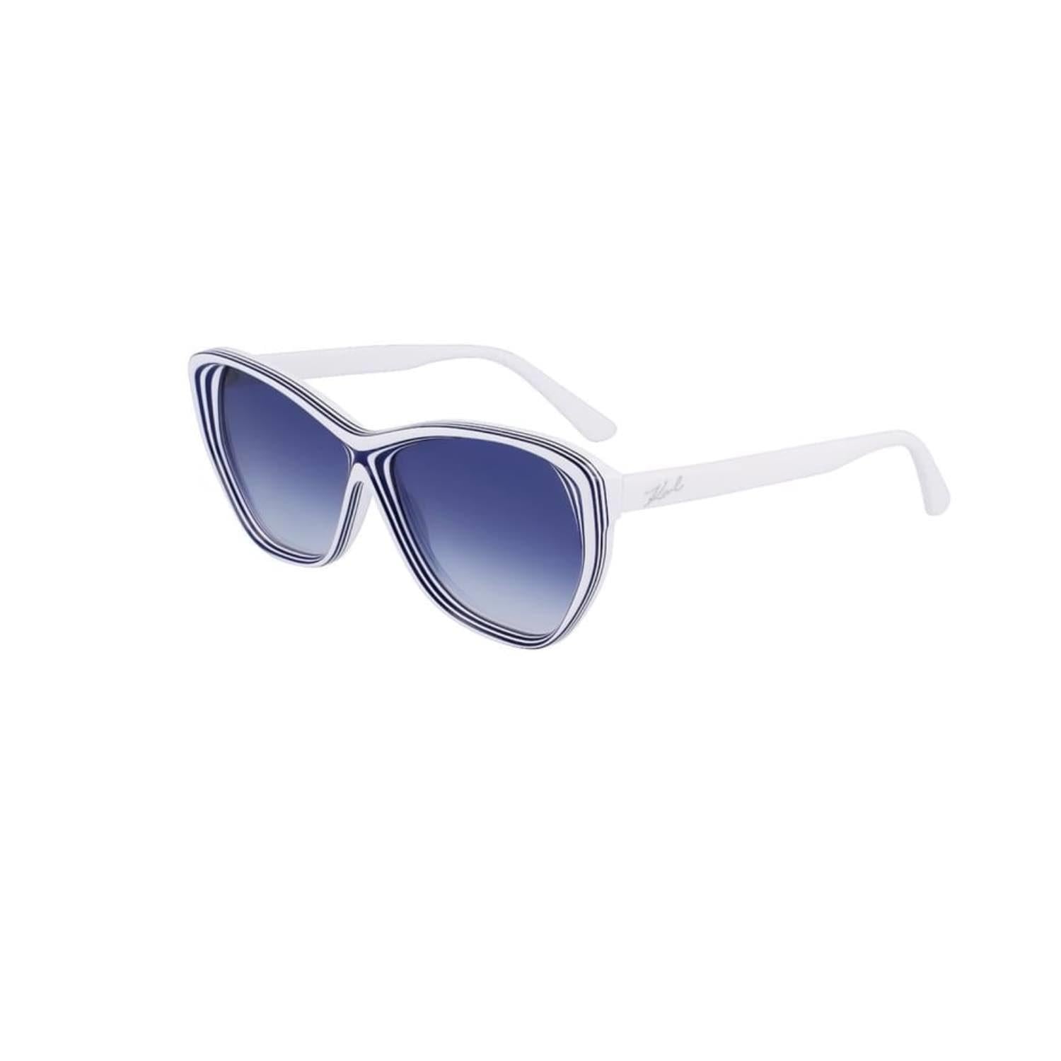 Karl Lagerfeld KL 6103S 106 58 Kadın Cat Eye Beyaz Mavi Güneş Gözlüğü