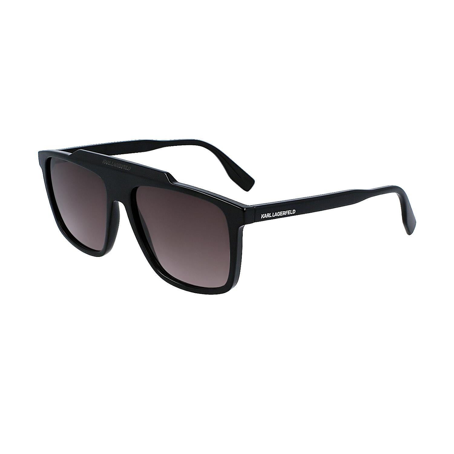 Karl Lagerfeld	KL 6107S 001 58 Erkek Siyah Kemik Güneş Gözlüğü