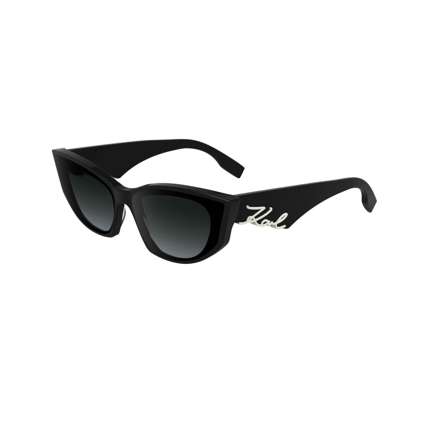 Karl Lagerfeld KL 6162S 001 64 Kadın Geometrik Siyah Kemik Güneş Gözlüğü