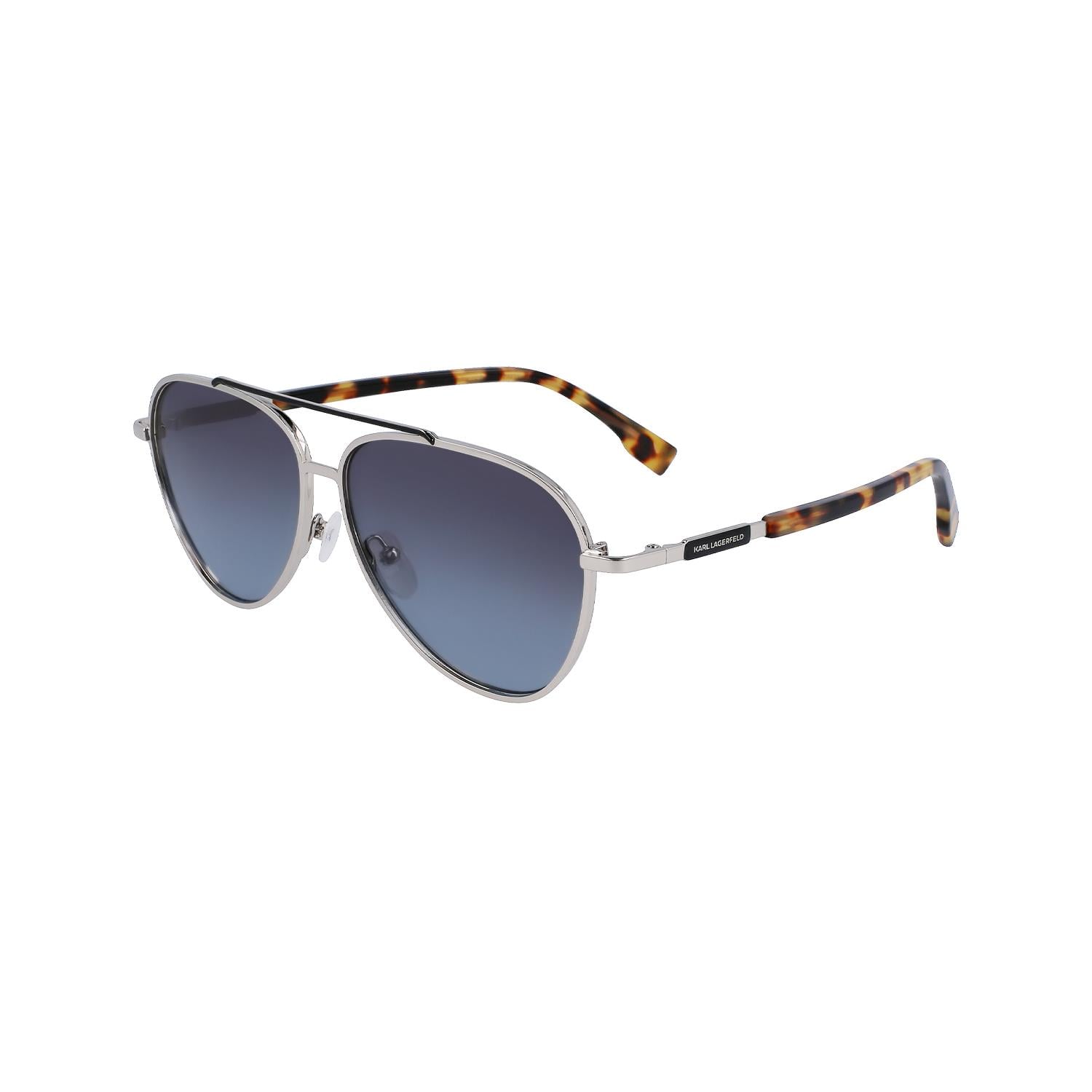 Karl Lagerfeld KL344S 040 59 Unisex Damla Gümüş Metal Güneş Gözlüğü