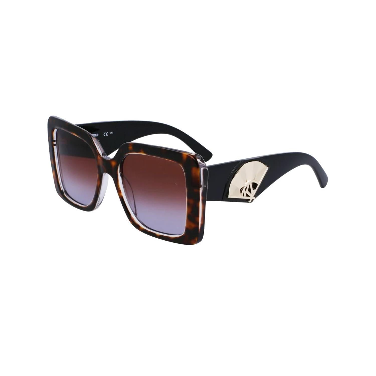 Karl Lagerfeld KL6126S 242 52 Kadın Butterfly Kırçıllı Kahverengi Kemik Güneş Gözlüğü