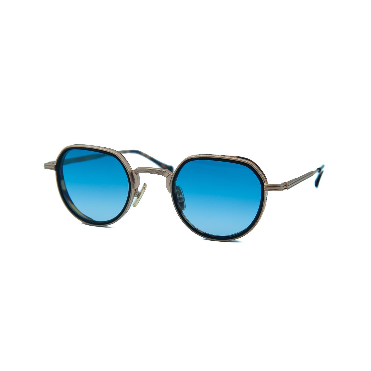 KILIAN RAME C1 46 Unısex Oval Gold Metal Güneş Gözlüğü