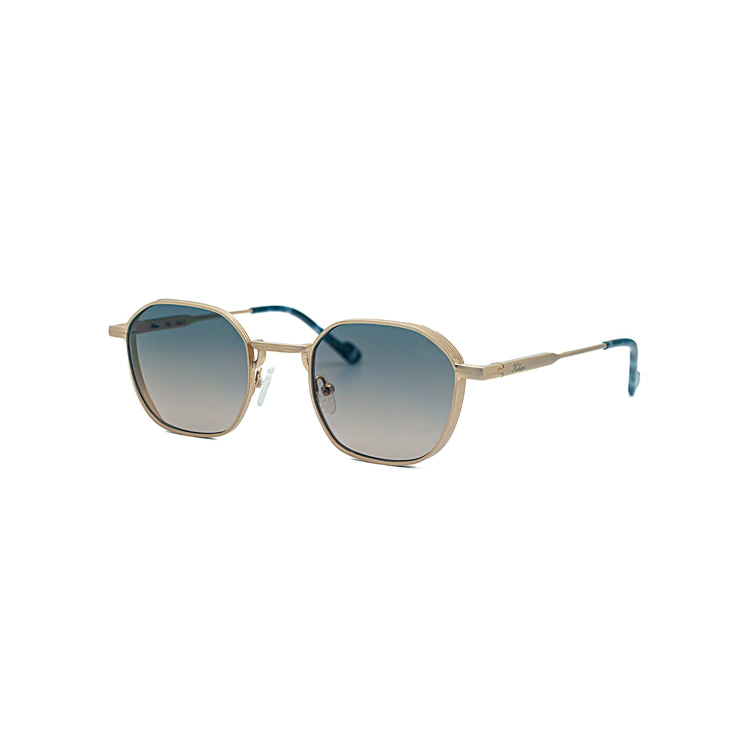 Kilian Volpe C4 49 Unisex Geometrik Mat Altın Metal Güneş Gözlüğü