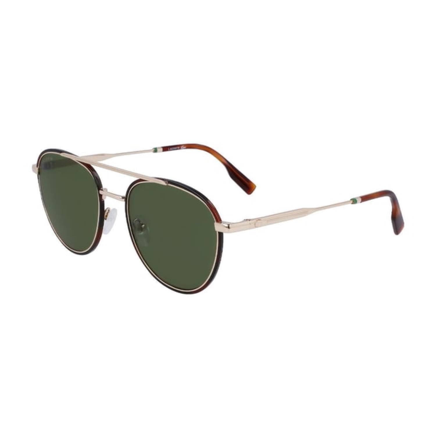 Lacoste L 258S 771 53 Erkek Oval Gold Metal Güneş Gözlüğü