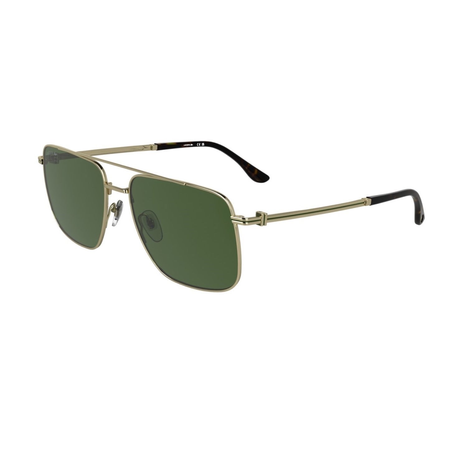 Lacoste L 272S 714 58 Erkek Geometrik Gold Metal Güneş Gözlüğü