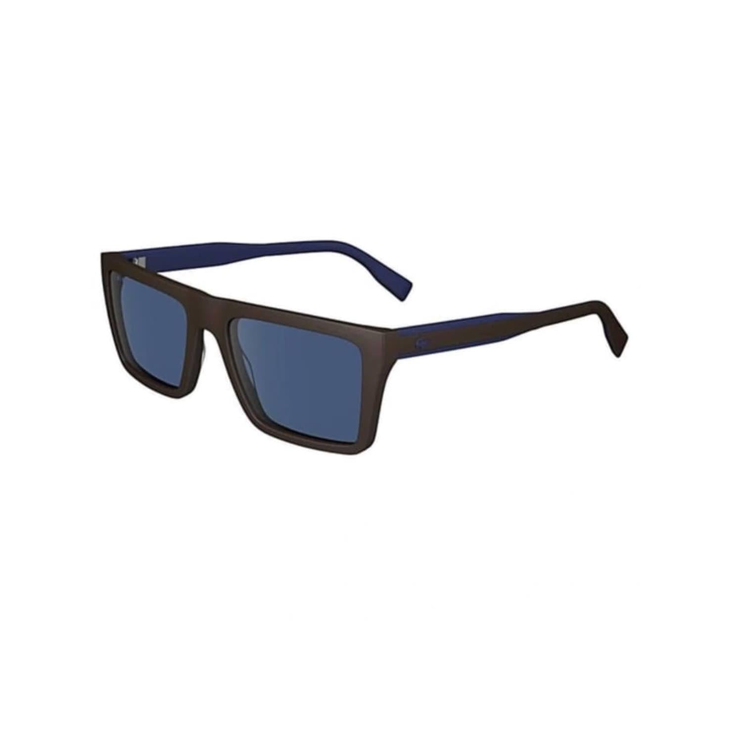 Lacoste L 6009S 210 56 Erkek Kare Mat Kahverengi Kemik Güneş Gözlüğü