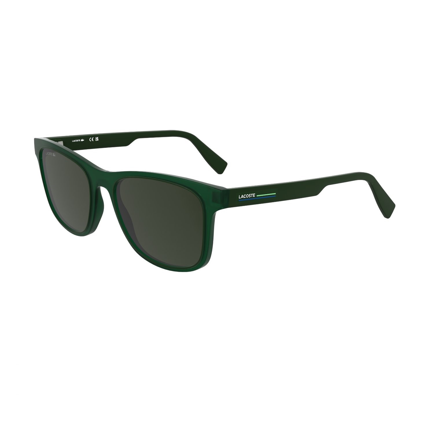 Lacoste L 6054S 301 55 Unisex Dikdörtgen Yeşil Kemik Güneş Gözlüğü