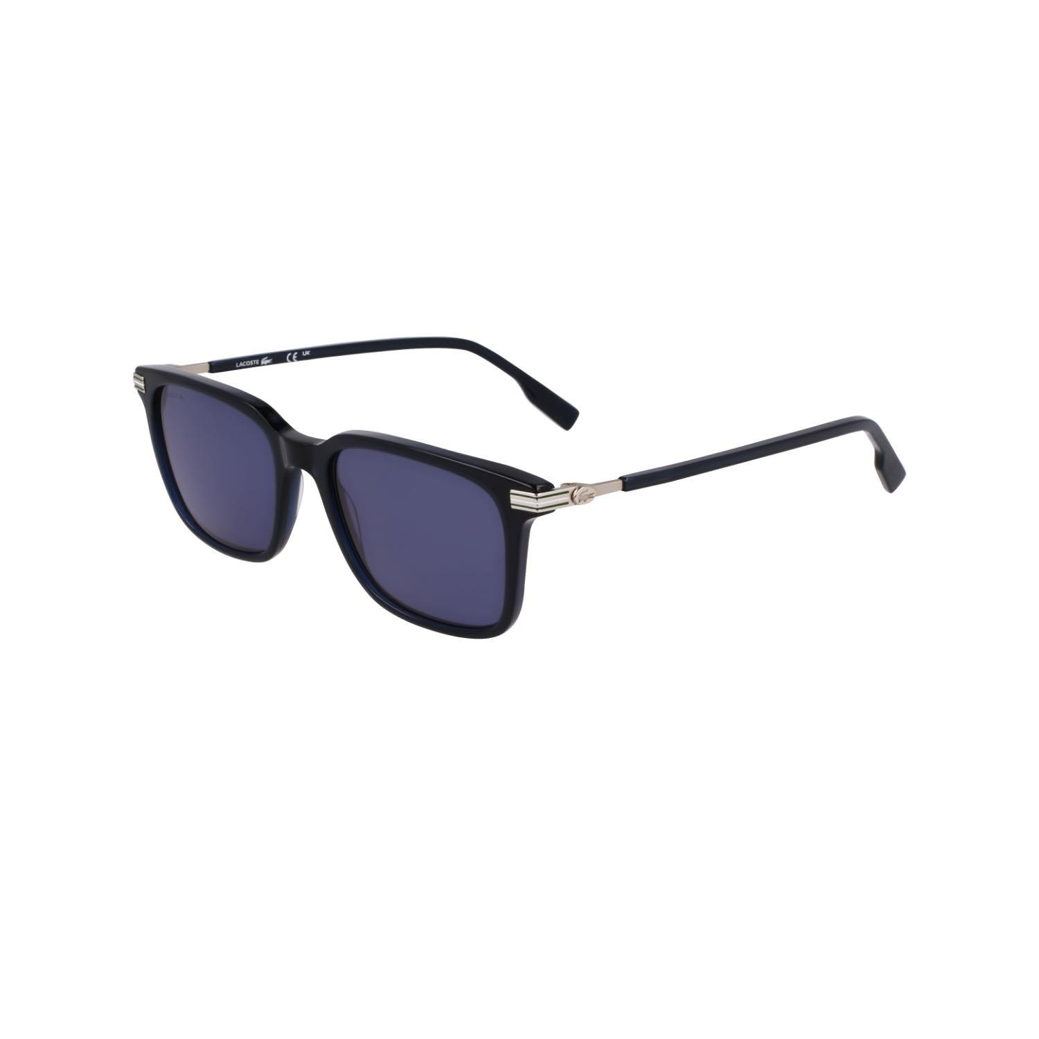 Lacoste L6035S 410 53 Erkek Oval Siyah Kemik Güneş Gözlüğü