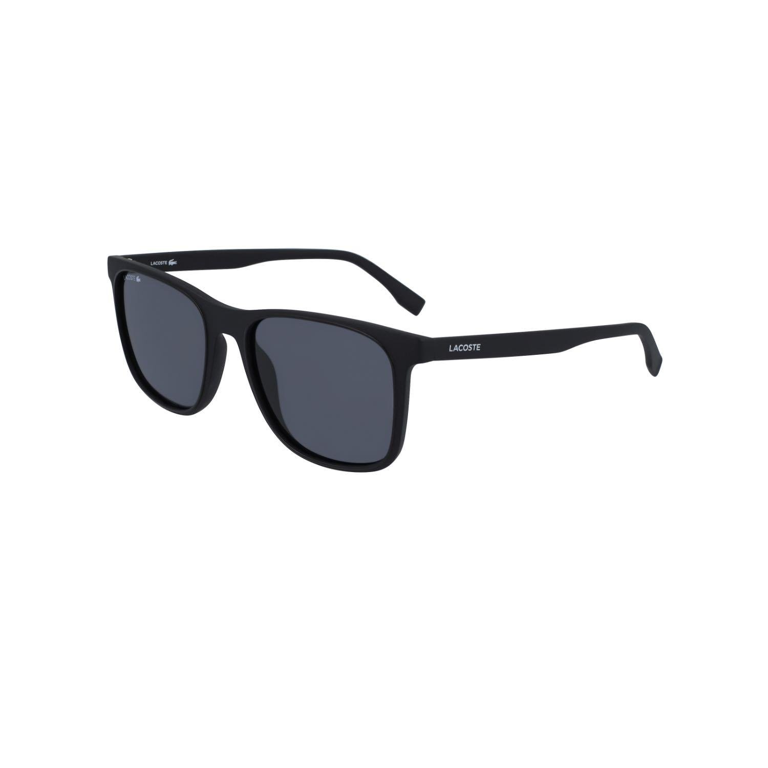 Lacoste L882S 001 55  Erkek Kare Siyah Kemik Güneş Gözlüğü