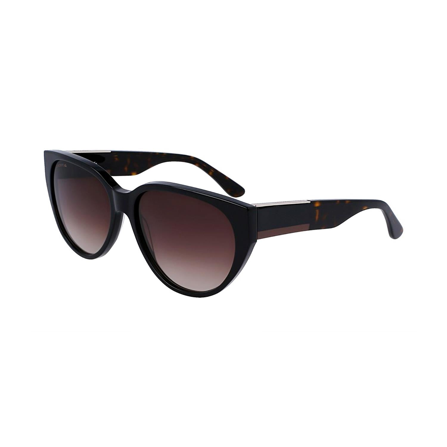 Lacoste L985S 001 59 Kadın Kahverengi Cat Eye Güneş Gözlüğü
