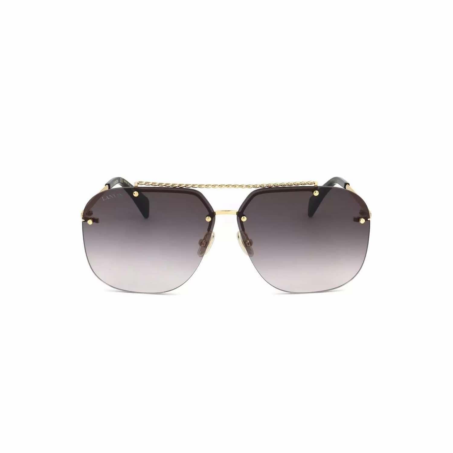 Lanvin Lnv 108s 714 64 Kadın Geometrik Gold Çerçevesiz Güneş