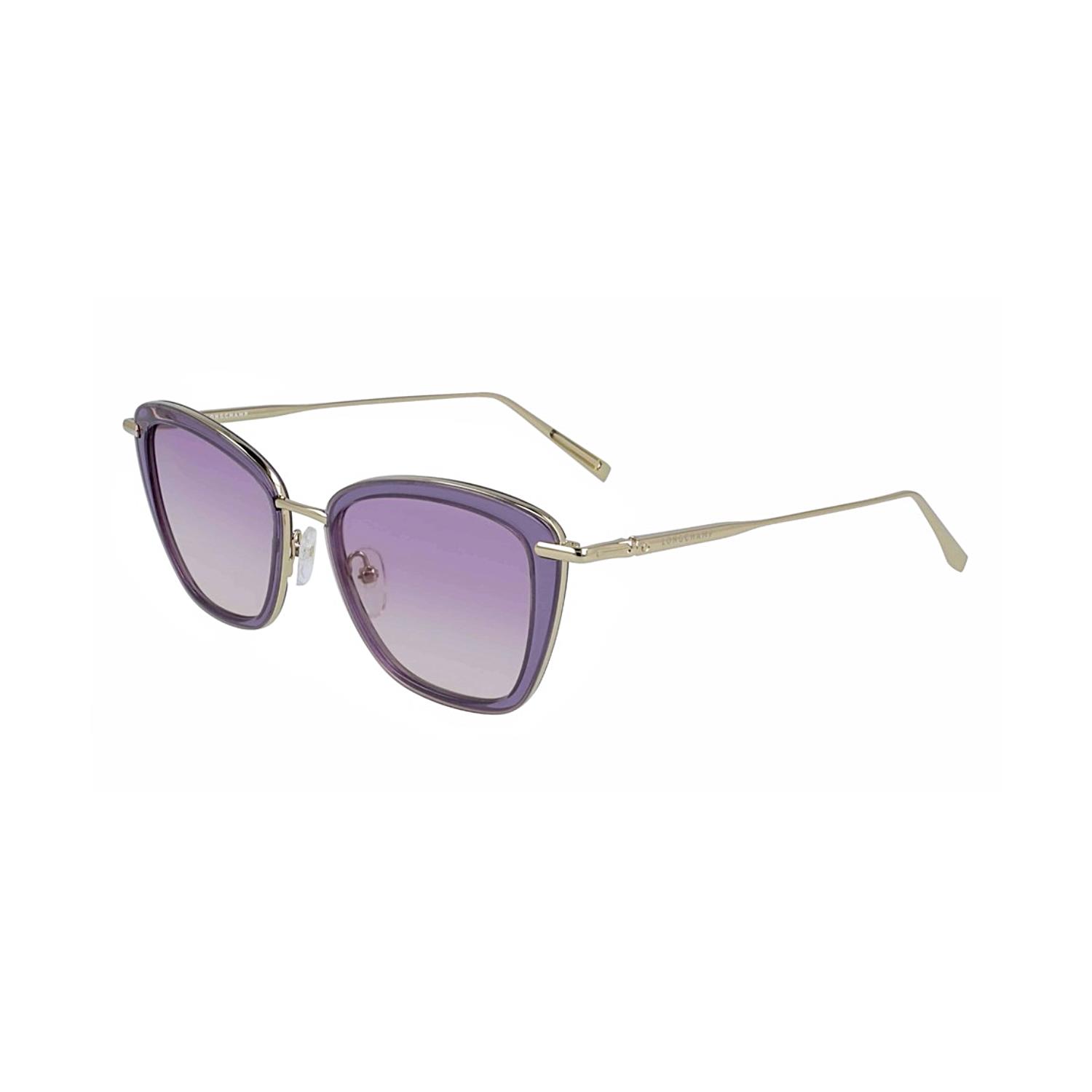 Longchamp LO638S 512 52 Kadın Mor Cat Eye Güneş Gözlüğü