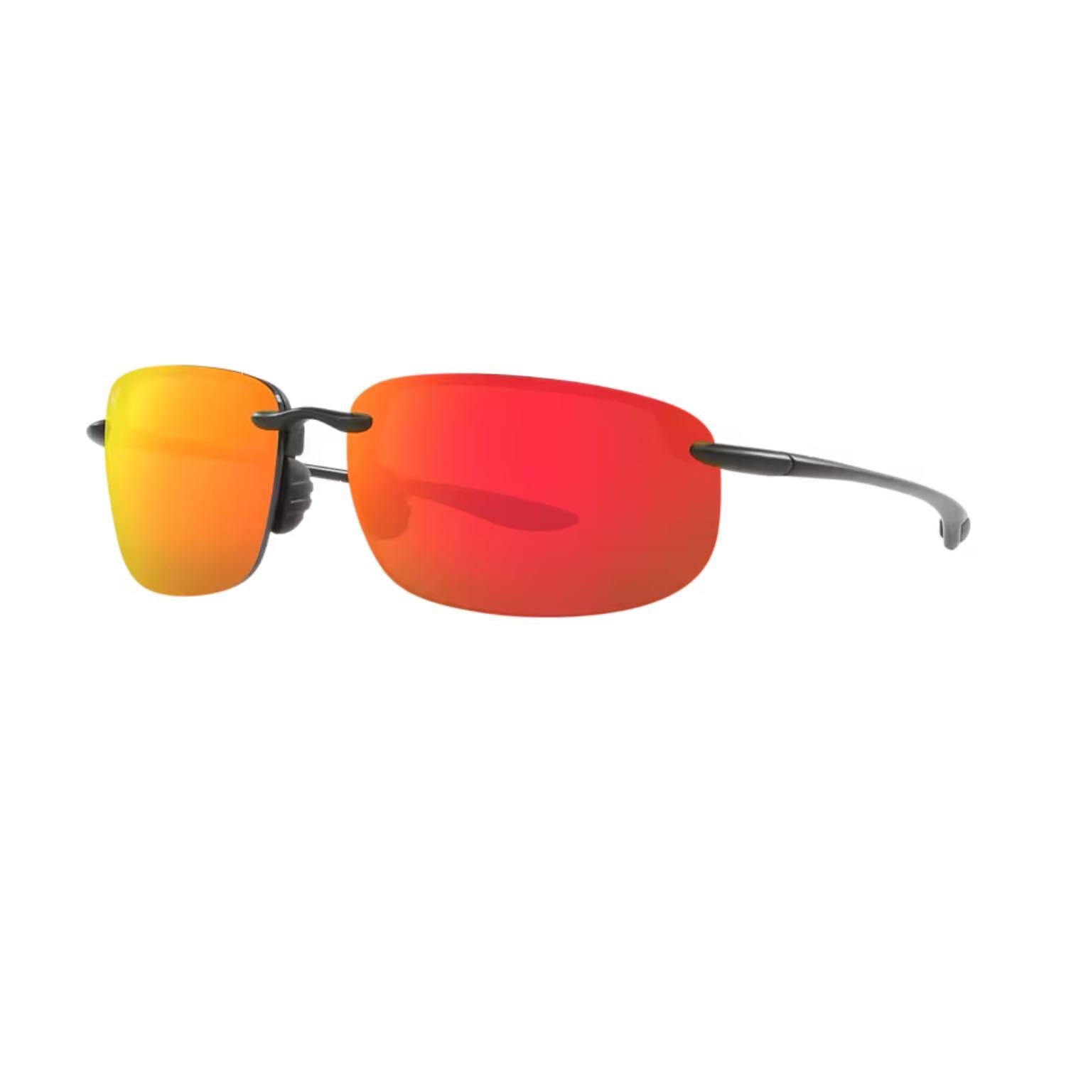 Maui Jim MJ 0456S 005 68 Aynalı Erkek Yastık Siyah Metal Güneş Gözlüğü