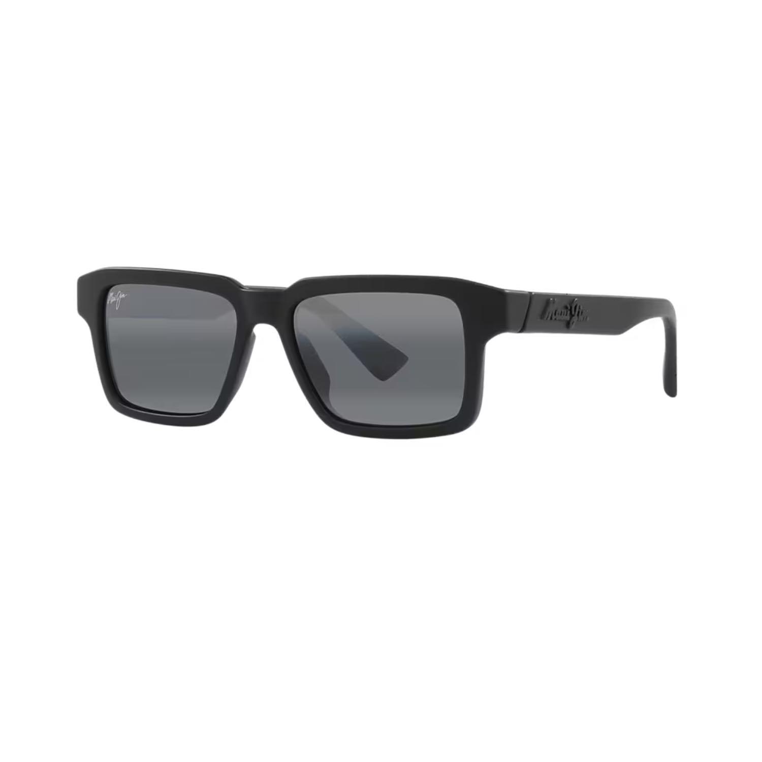 Maui Jim MJ 0635S 001 02 53 Polarize Unisex Kare Siyah Kemik Güneş Gözlüğü