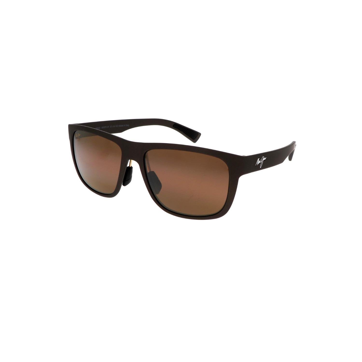 Maui Jim MJ 0670S 002 57 Polarize Erkek Kare Füme Kemik Güneş Gözlüğü