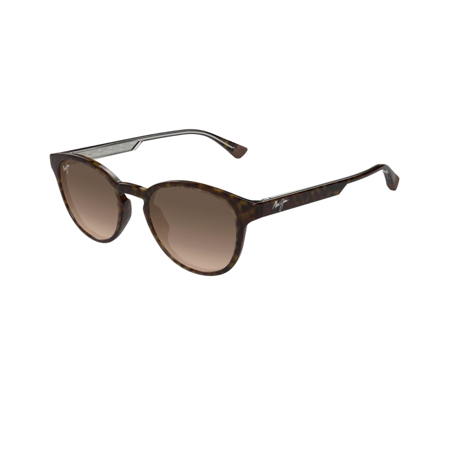 MJ0636S 00210 50 Unisex Polarize Degrade Oval Kırçıllı Kahverengi Kemik Güneş Gözlüğü