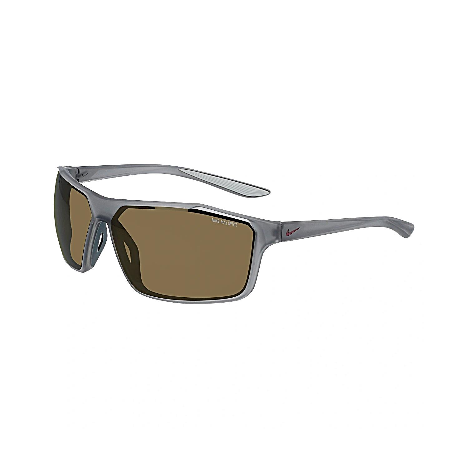 Nike WINDSTORM CW4672 021 65 Erkek Gri Geometrik Güneş Gözlüğü