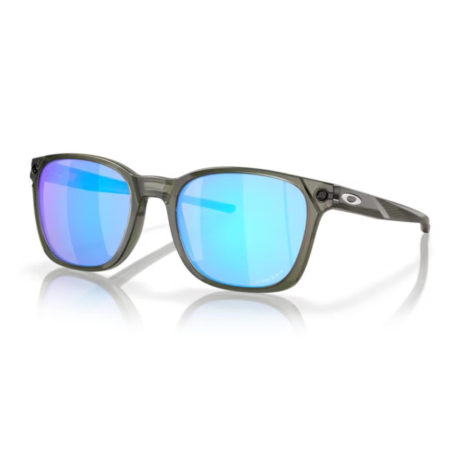 Oakley 0OO 9018 901819 55 Aynalı Erkek Dikdörtgen Yeşil Kemik Güneş Gözlüğü