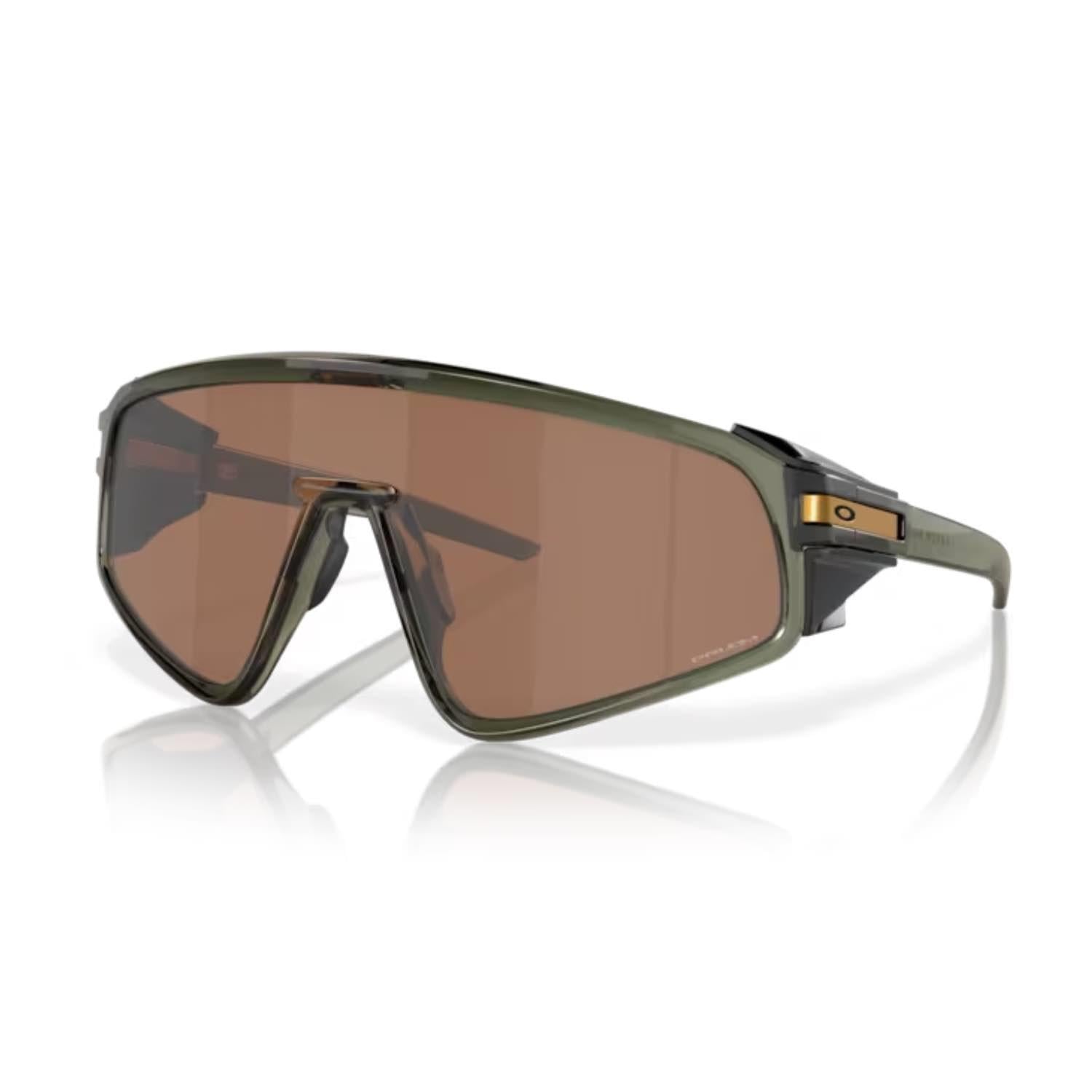 Oakley 0OO9404 940403 35 Latch panel Unisex Geometrik Yeşil Kemik Güneş Gözlüğü