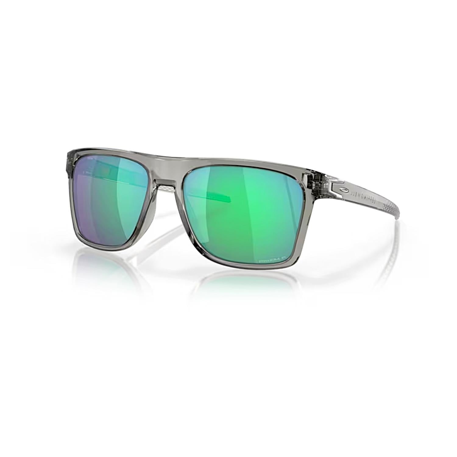 Oakley OAK 0OO9100 910010 57 Leffingwell Erkek Polarize Aynalı Kare Şeffaf Gri Güneş Gözlüğü