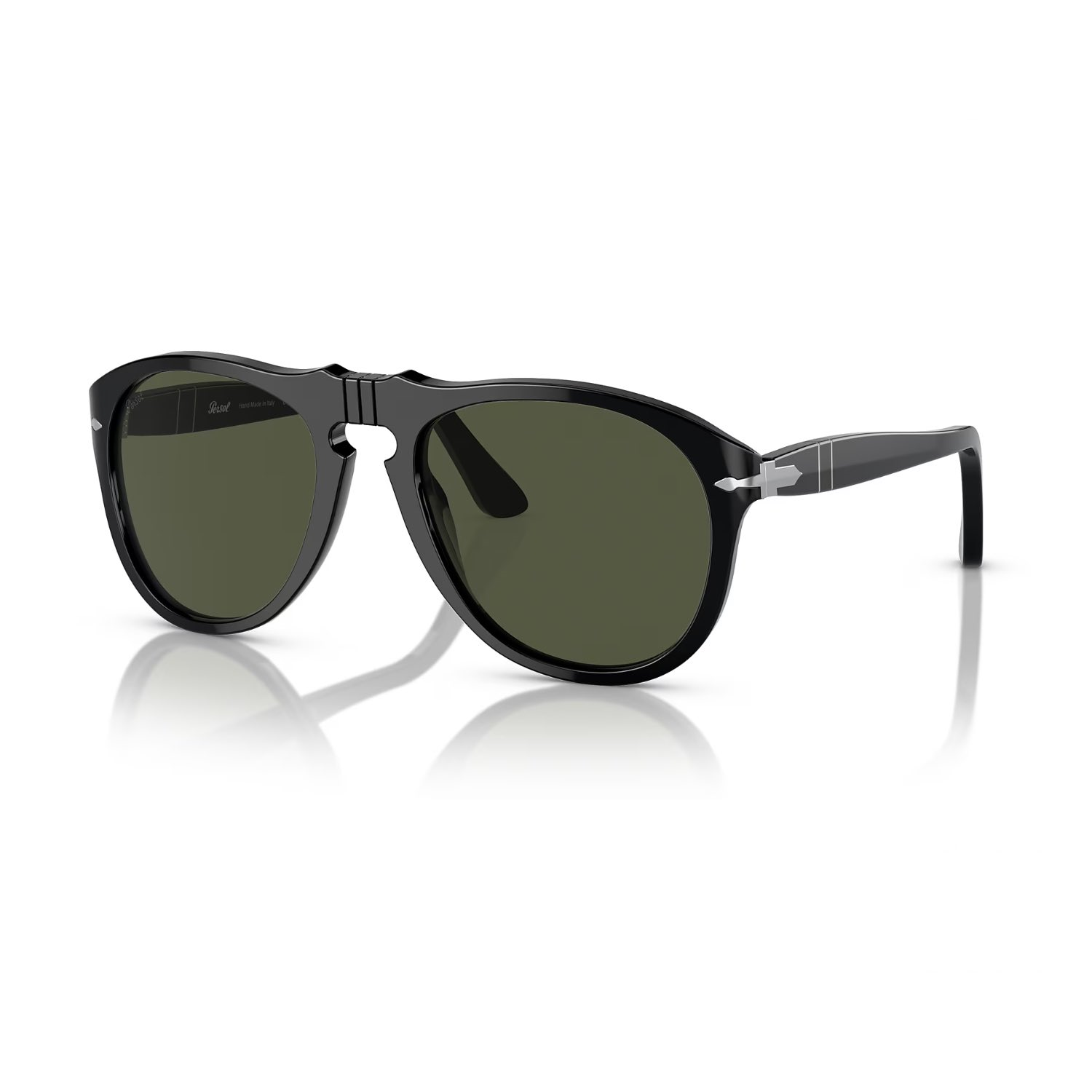 Persol PO 0649 9531 54 Erkek Pilot Siyah Kemik Güneş Gözlüğü