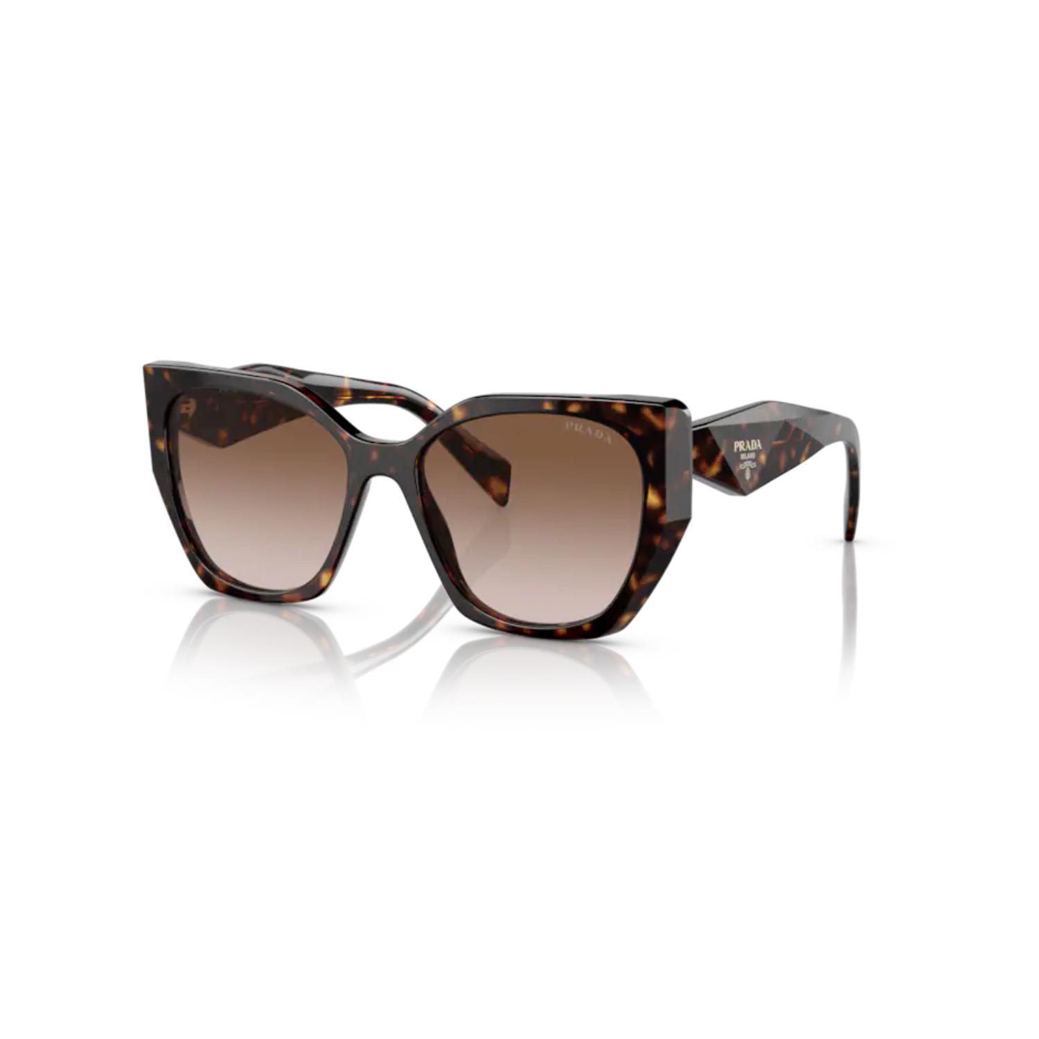 Prada PR 19ZS 2AU6S1 55 Kadın Kırçıllı Kahverengi Kemik Güneş Gözlüğü