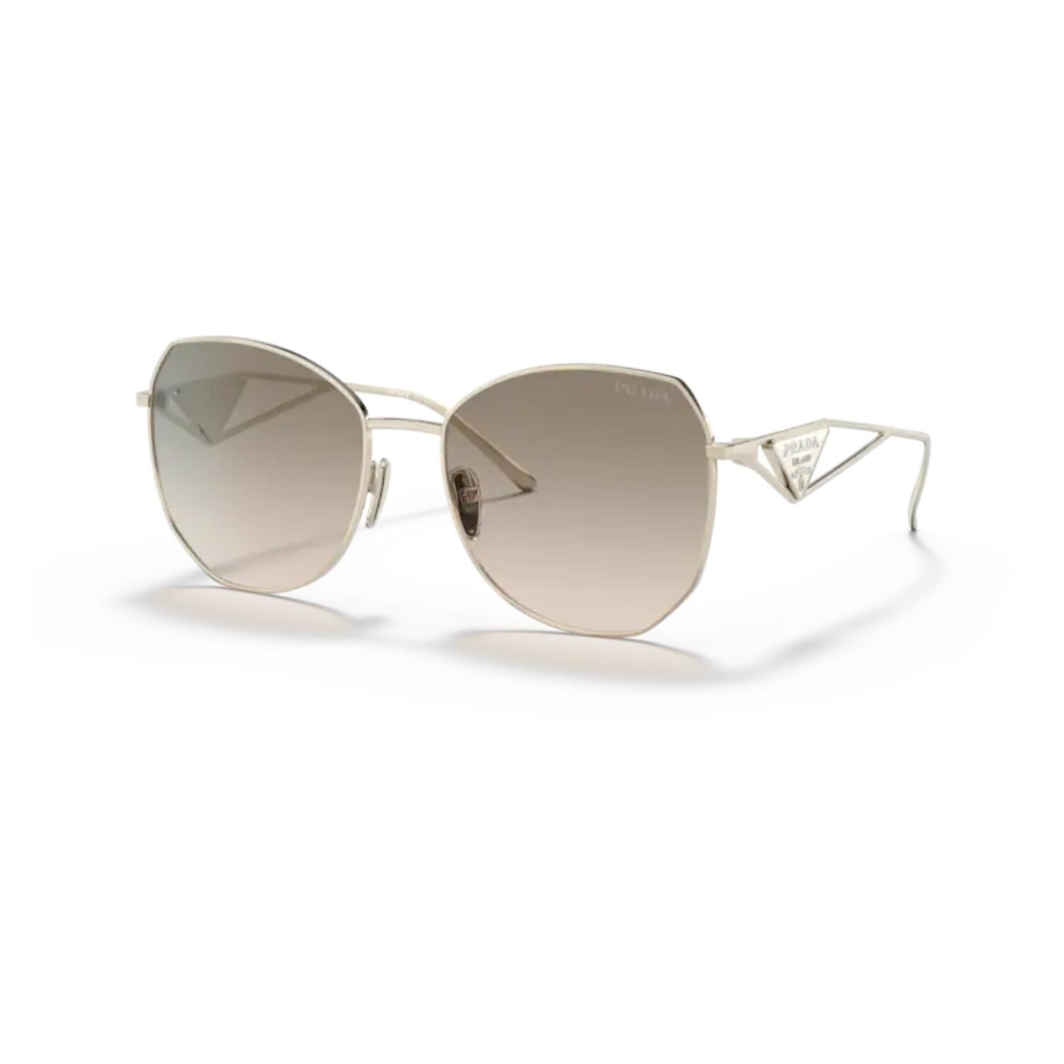 Prada PR 57YS ZVN3D0 57 Kadın Gold Metal Güneş Gözlüğü