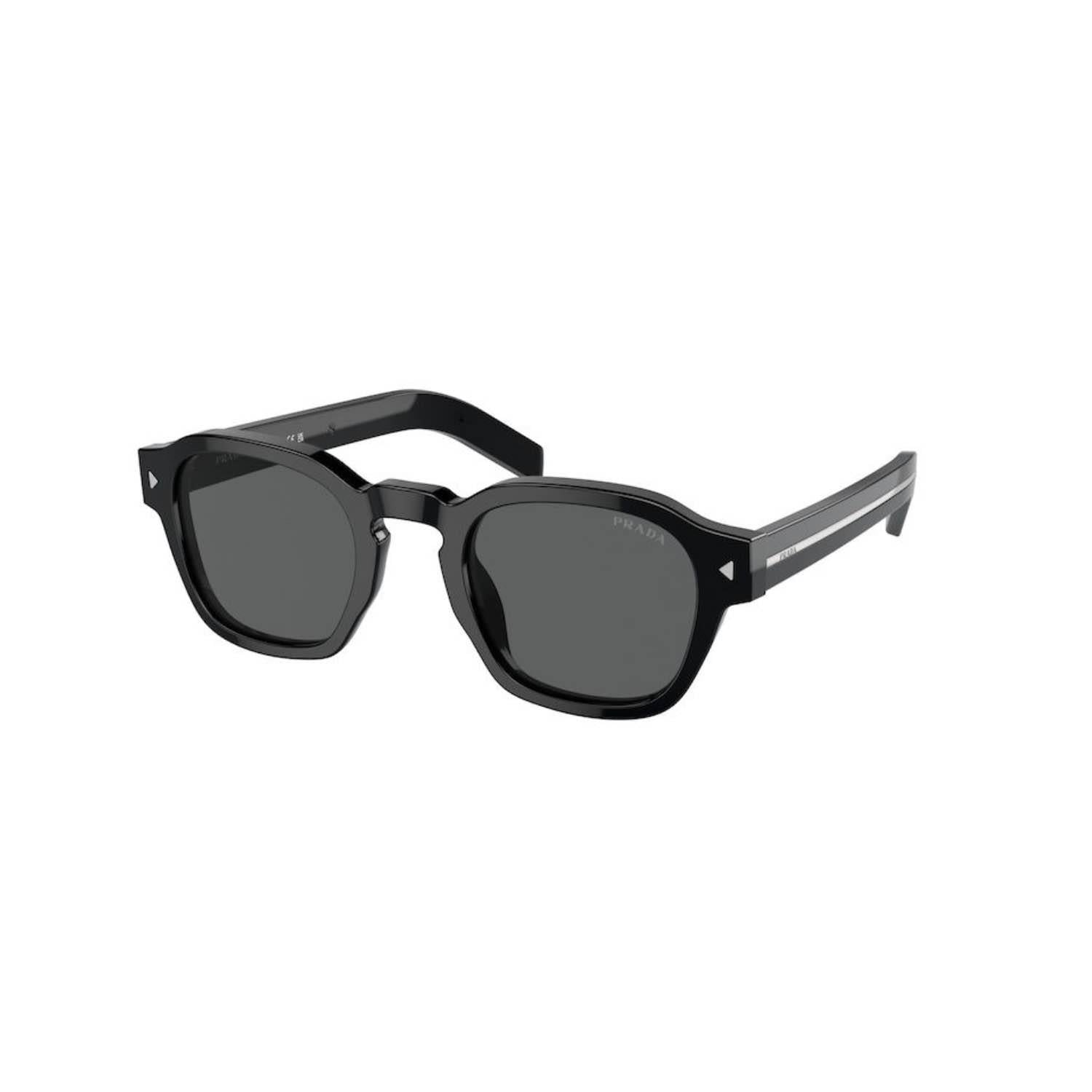 Prada Pr A16 S 16k731 52 Kadın Geometrik Füme Kemik Güneş Gözlüğü
