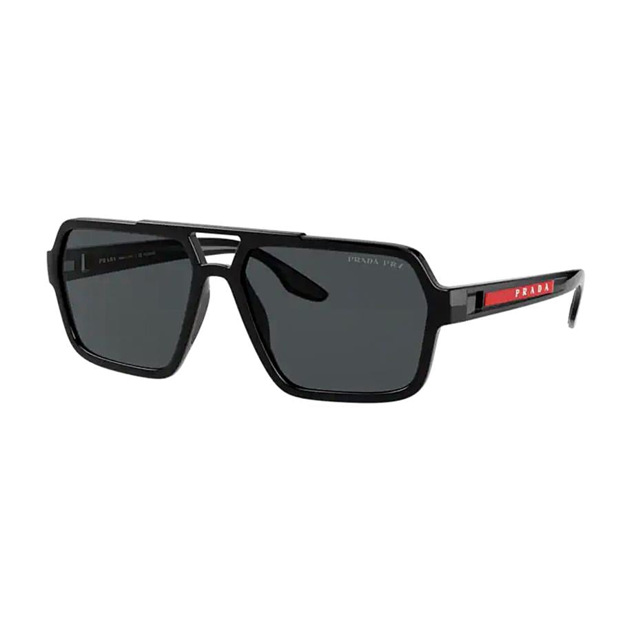 Prada PS 01XS 1AB02G 59 Linea Rossa Polarize Erkek Siyah Güneş Gözlüğü
