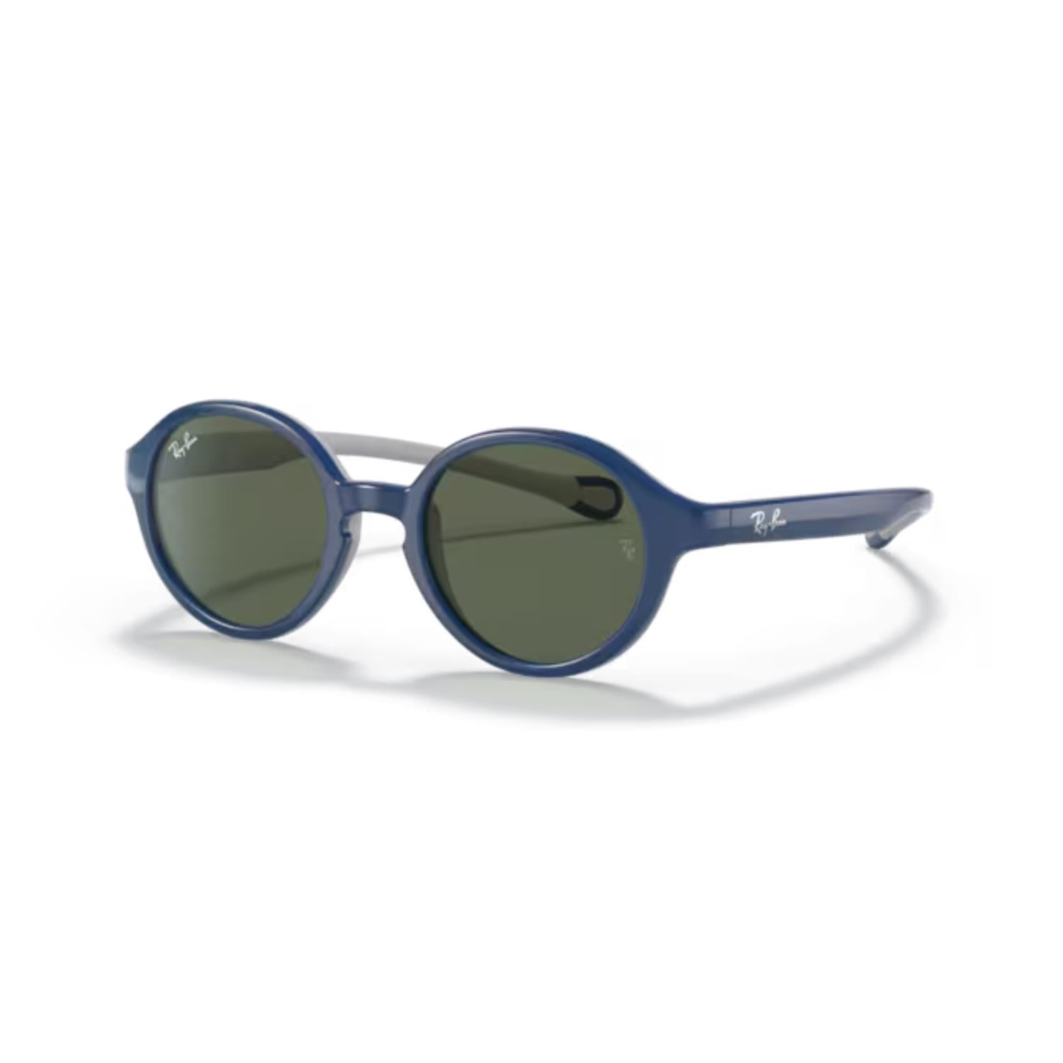 Ray-Ban Junior Rj 9075 S 709671 39 Çocuk Yuvarlak Mavi Kemik Güneş Gözlüğü