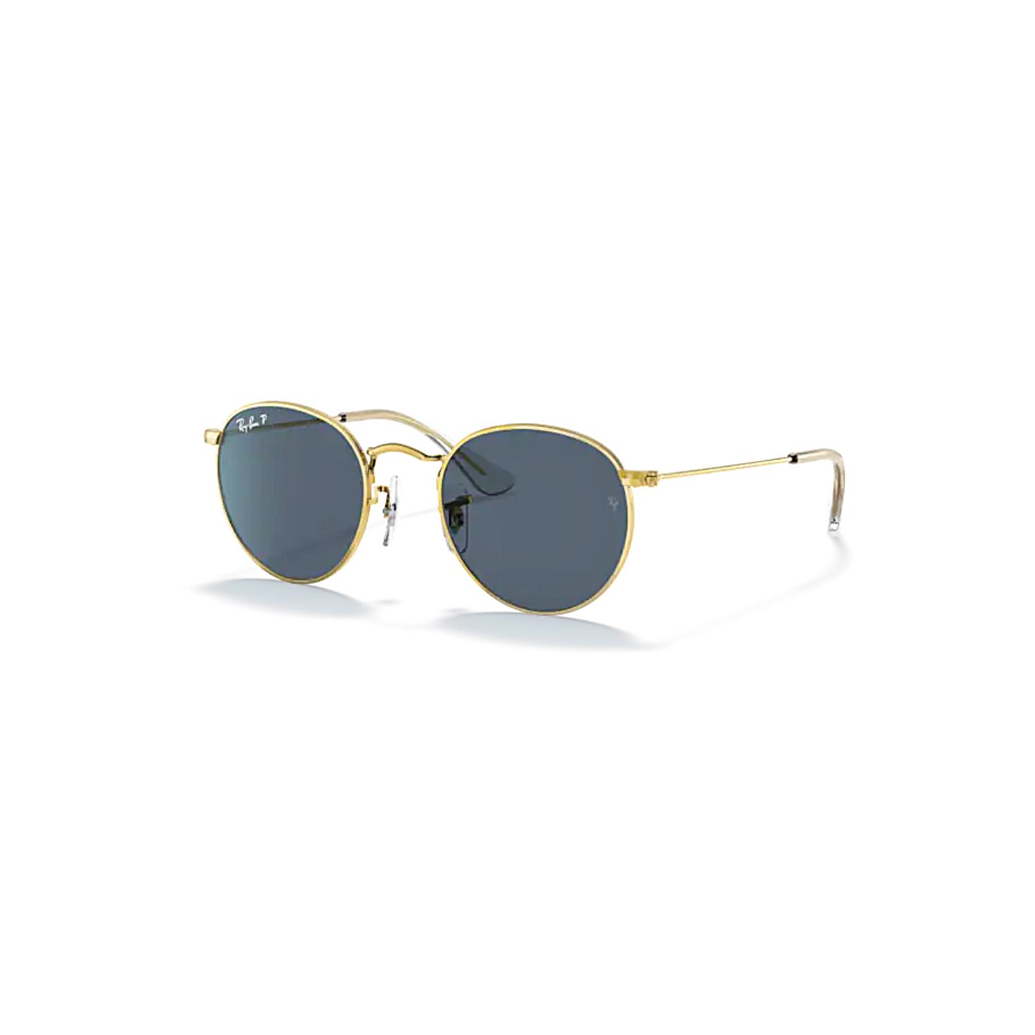 Ray-Ban Junior RJ 9547S 2862V 44 Round Polarize Çocuk Yuvarlak Gold Metal Güneş Gözlüğü