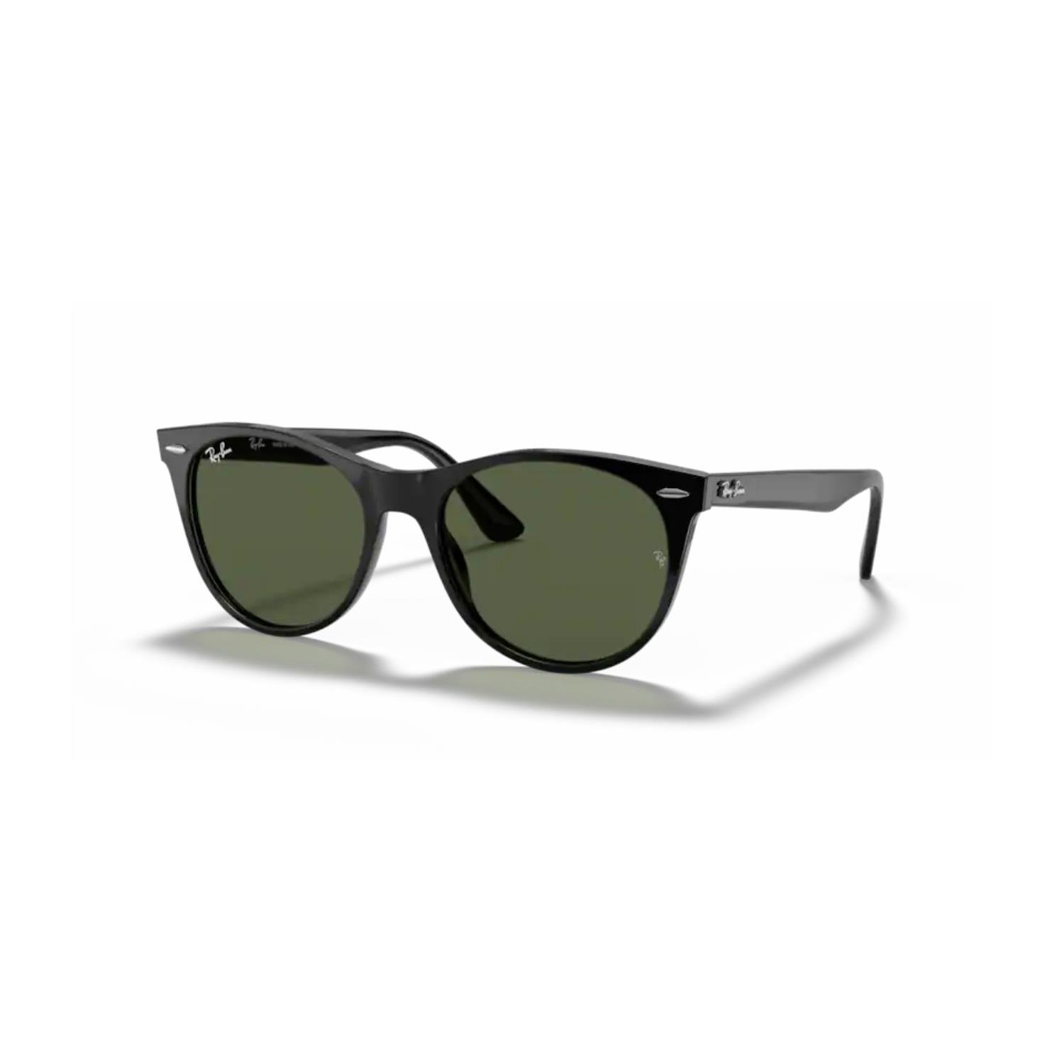 Ray-Ban RB 2185 90131 55 Wayfarer II Unisex Siyah Kemik Güneş Gözlüğü