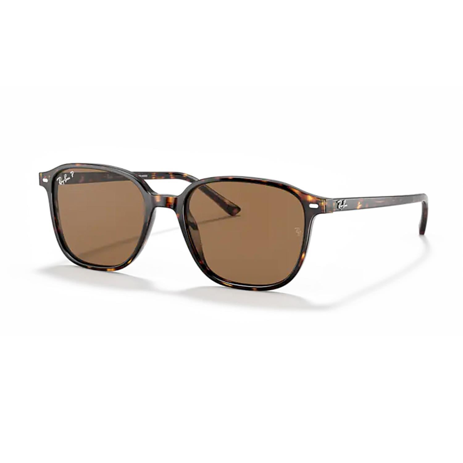 Ray-Ban RB 2193 90257 55 Leonard Unisex Polarize Kahverengi Güneş Gözlüğü