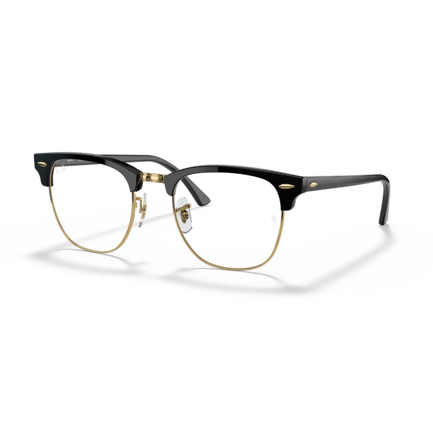 Ray-Ban RB 3016 901BF 49 Clubmaster Unisex Kare Siyah Kemik Güneş Gözlüğü