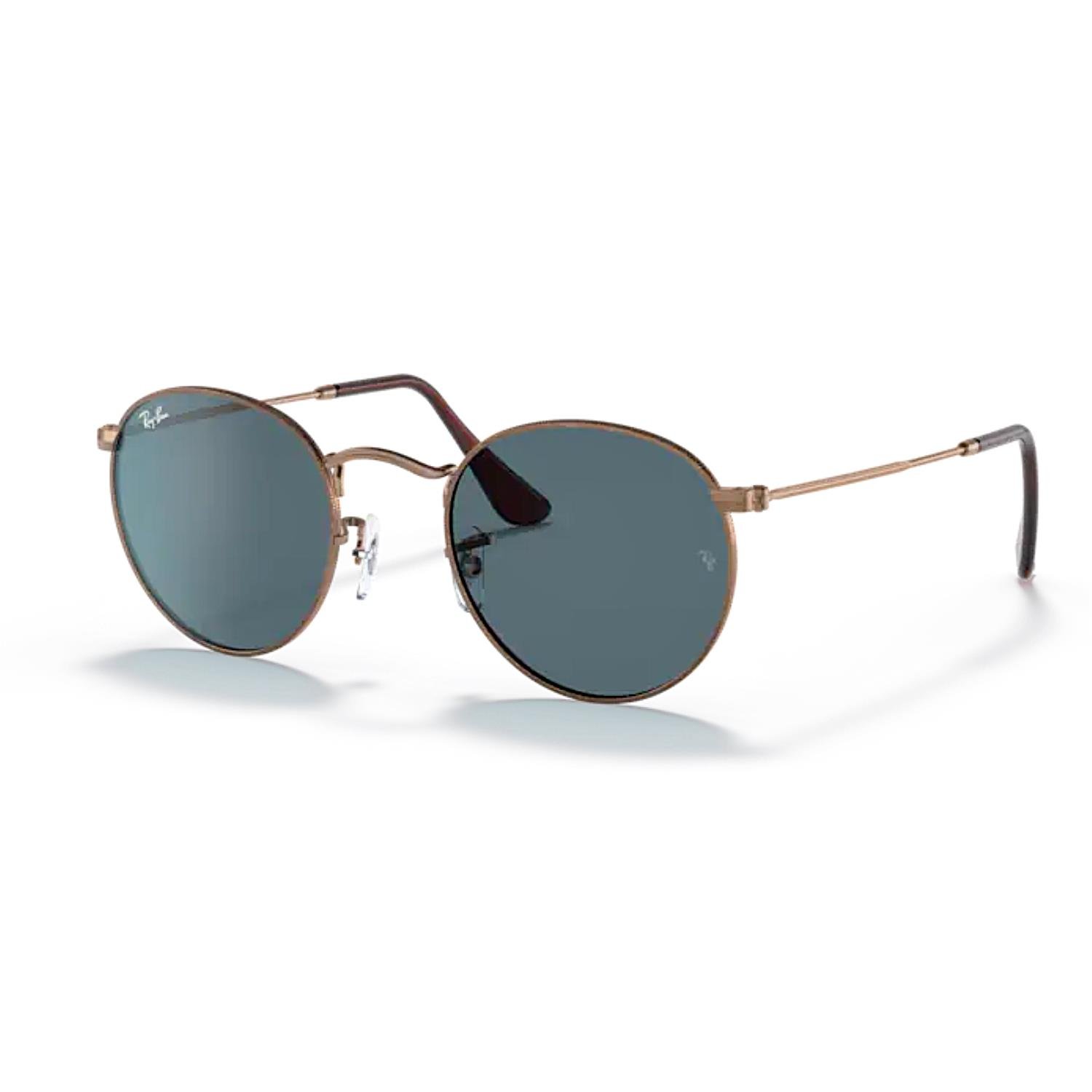 Ray-Ban RB 3447 9230R5 47 Unisex Bronz Yuvarlak Metal Güneş Gözlüğü