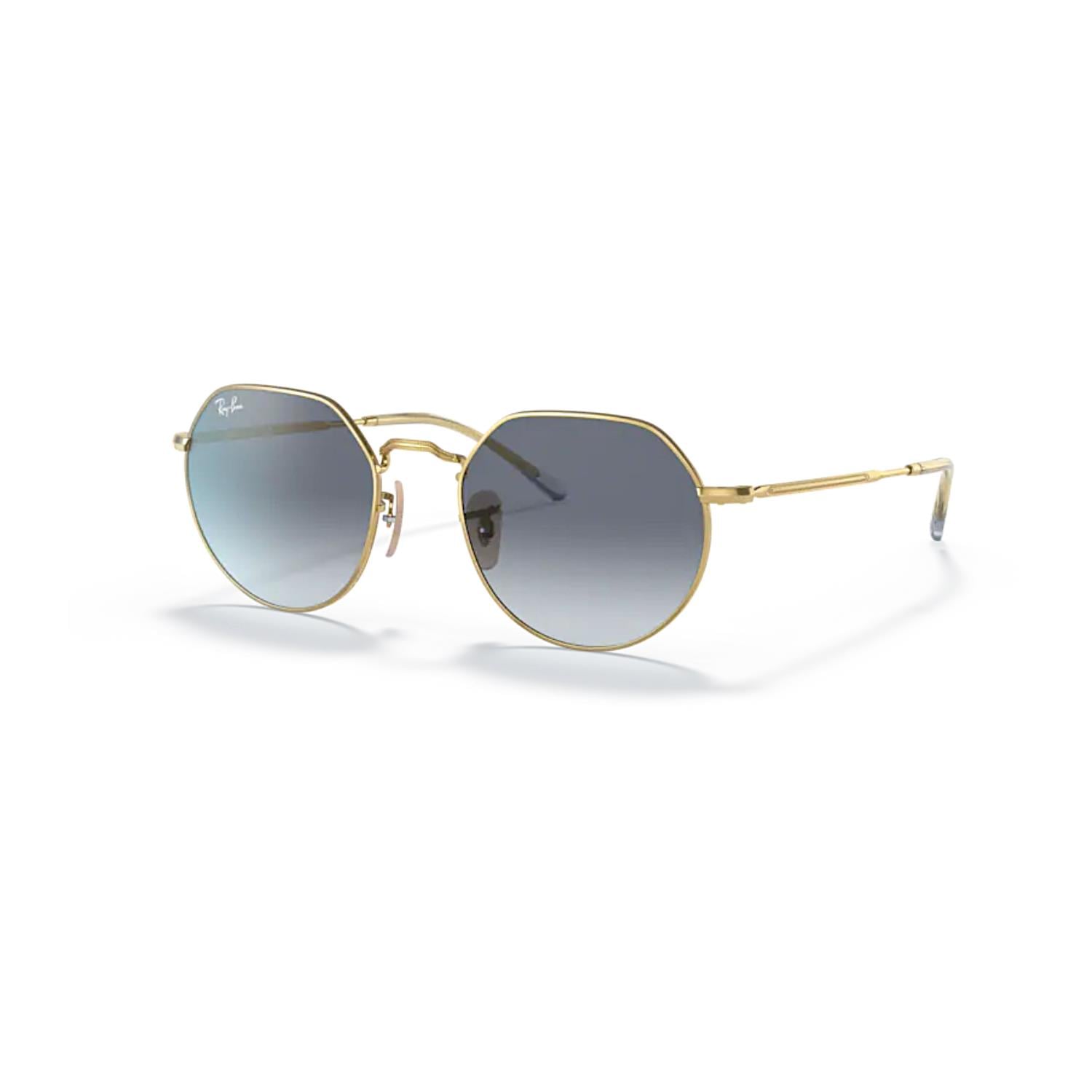 Ray-Ban RB 3565 00186 51 Jack Unisex Gold Metal Güneş Gözlüğü