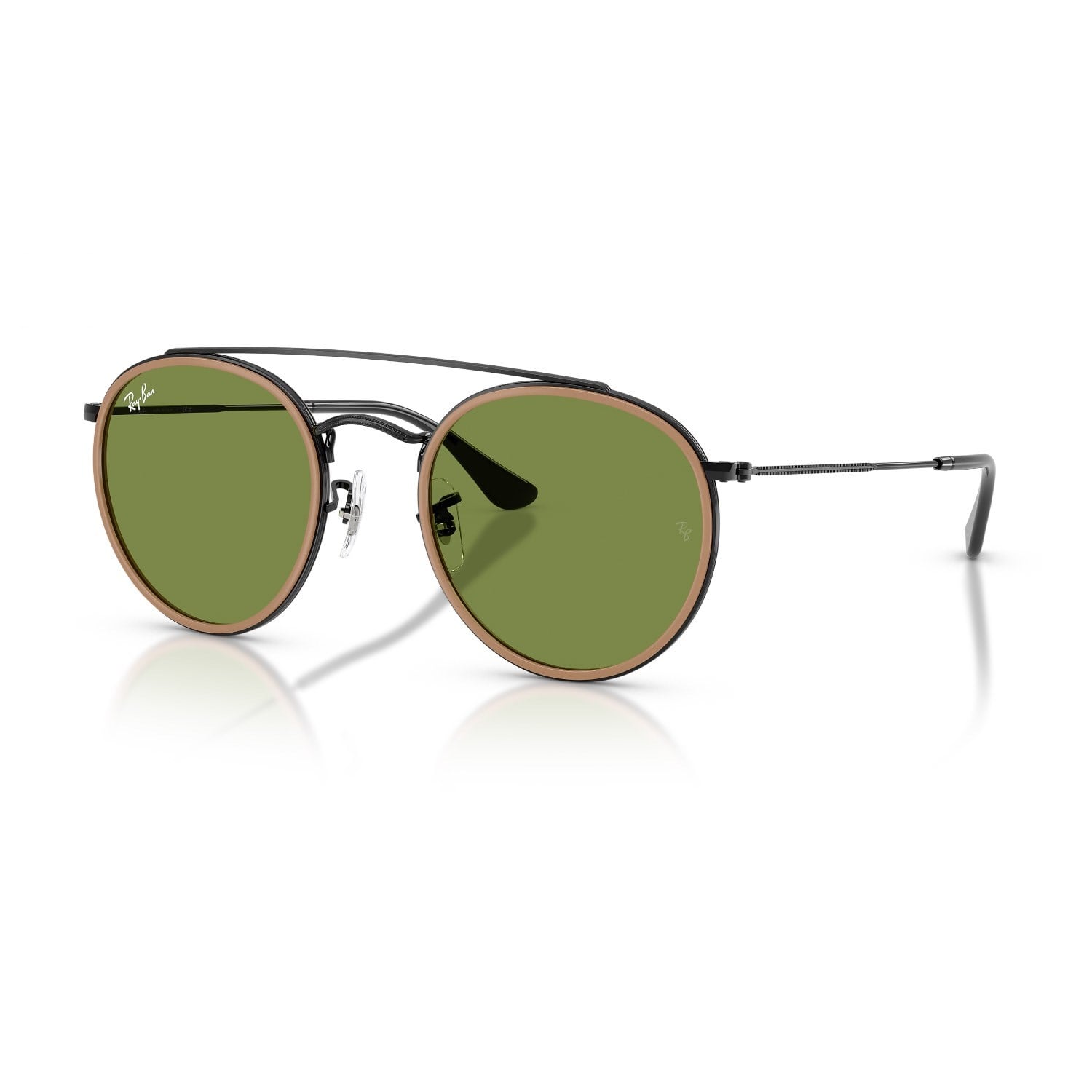 Ray-Ban RB 3647N 92794E 51 Unisex Yuvarlak Siyah Metal Güneş Gözlüğü