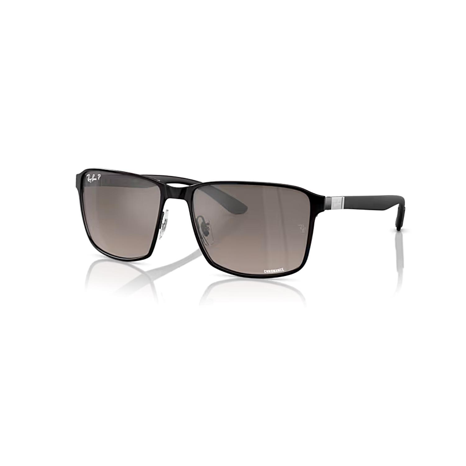 Ray-Ban RB 3721CH 1865J 59 Polarize Unisex Kare Siyah Metal Güneş Gözlüğü