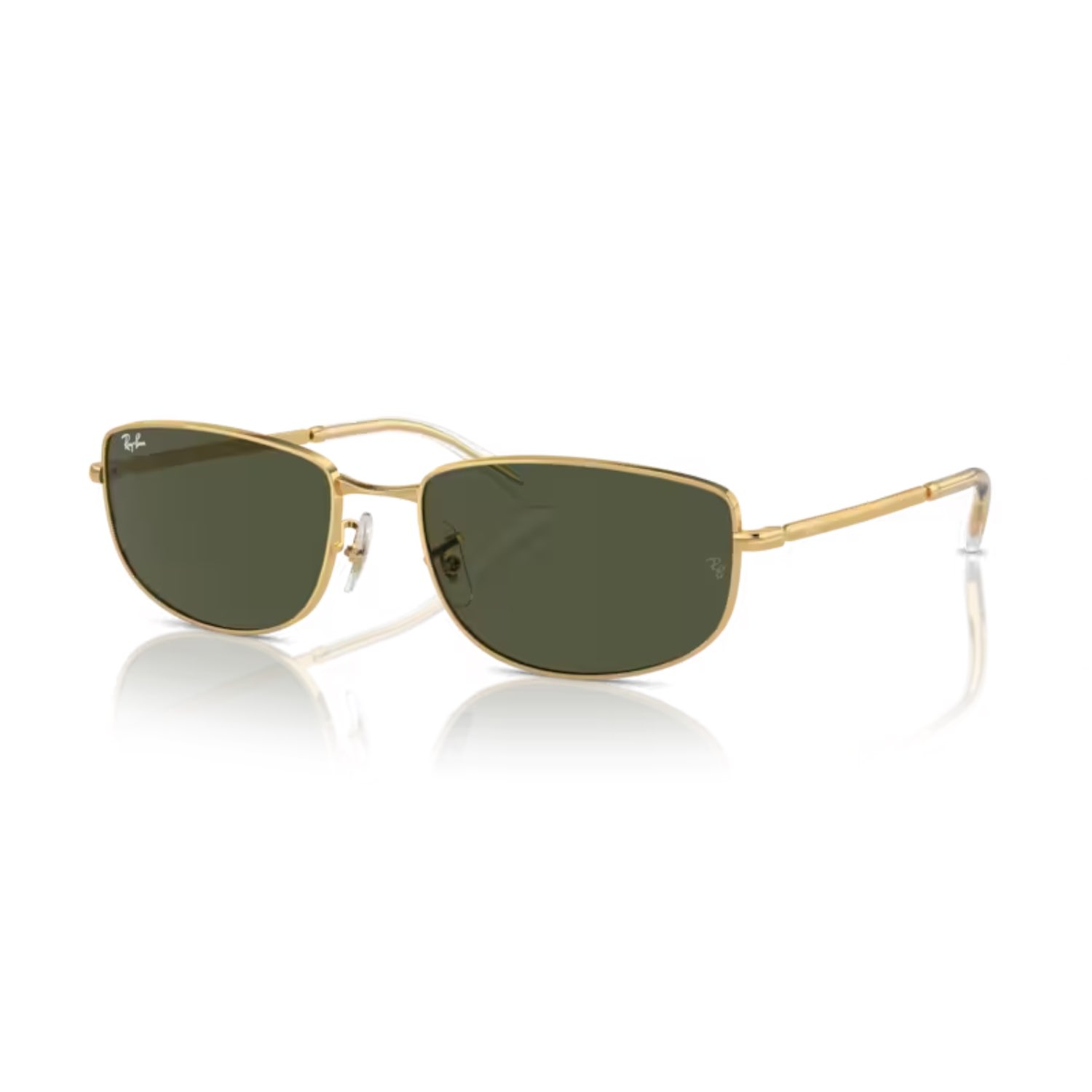 Ray-Ban RB 3732 00131 56 Unisex Dikdörtgen Gold Metal Güneş Gözlüğü