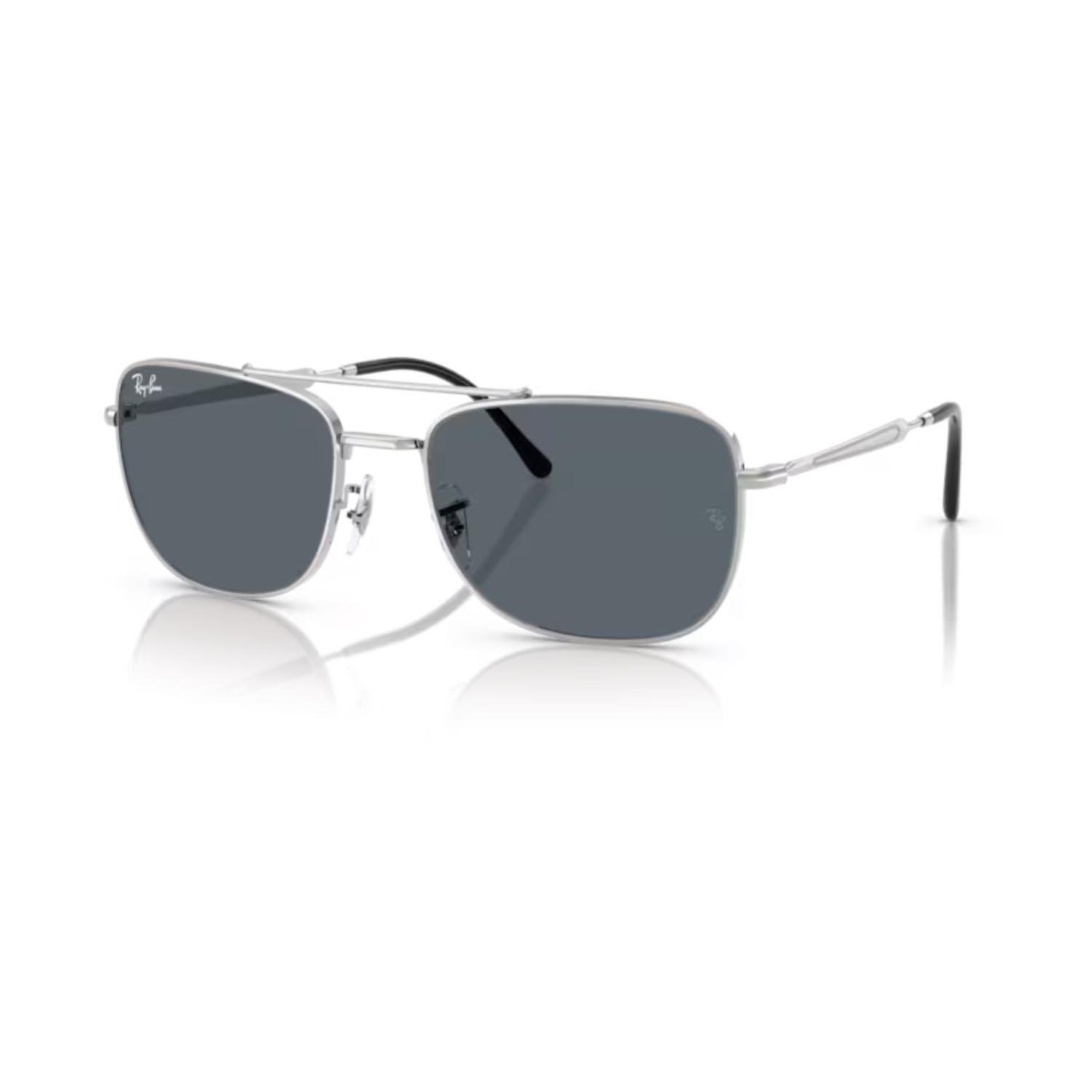 Ray-Ban RB 3755 003 R5 59 Unisex Pilot Gri Metal Güneş Gözlüğü