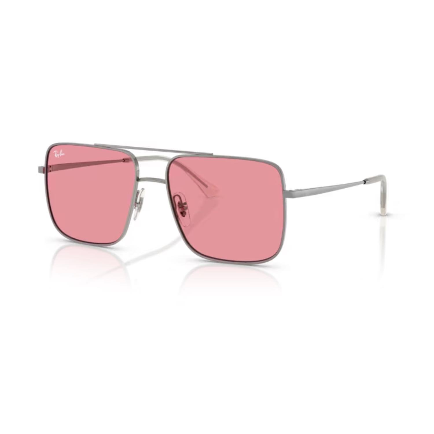 Ray-Ban RB 3758 00484 54 Ari Erkek Pilot Gri Metal Güneş Gözlüğü