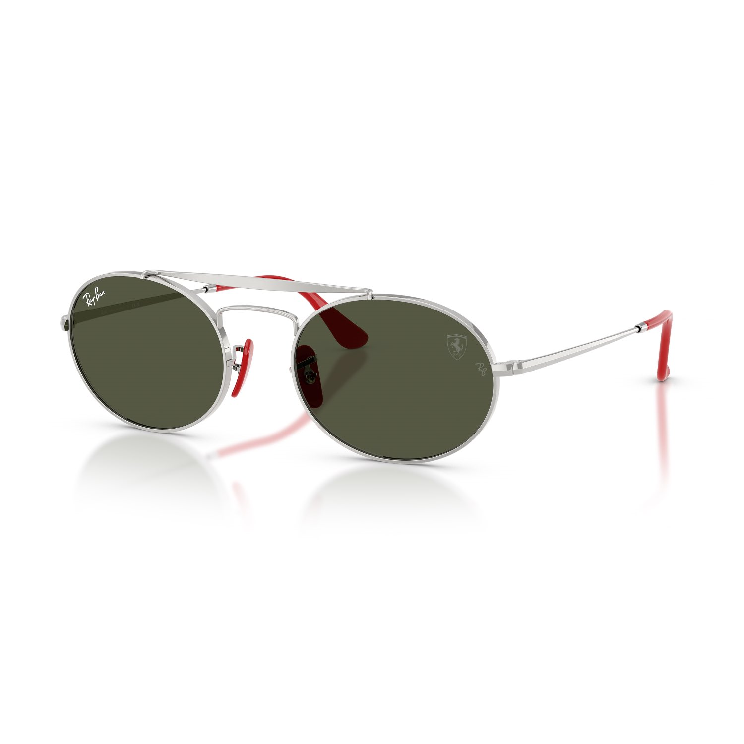 Ray-Ban RB 3775M F00731 54 Unisex Oval Gümüş Metal Güneş Gözlüğü