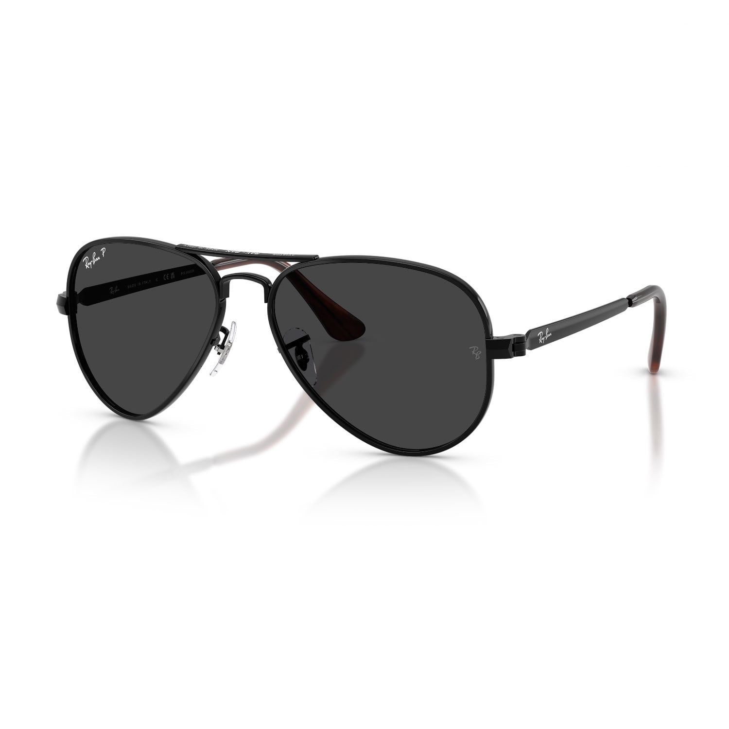 Ray-Ban RB 3925 00248 62 Aviator Max Unisex Polarize Pilot Siyah Metal Güneş Gözlüğü
