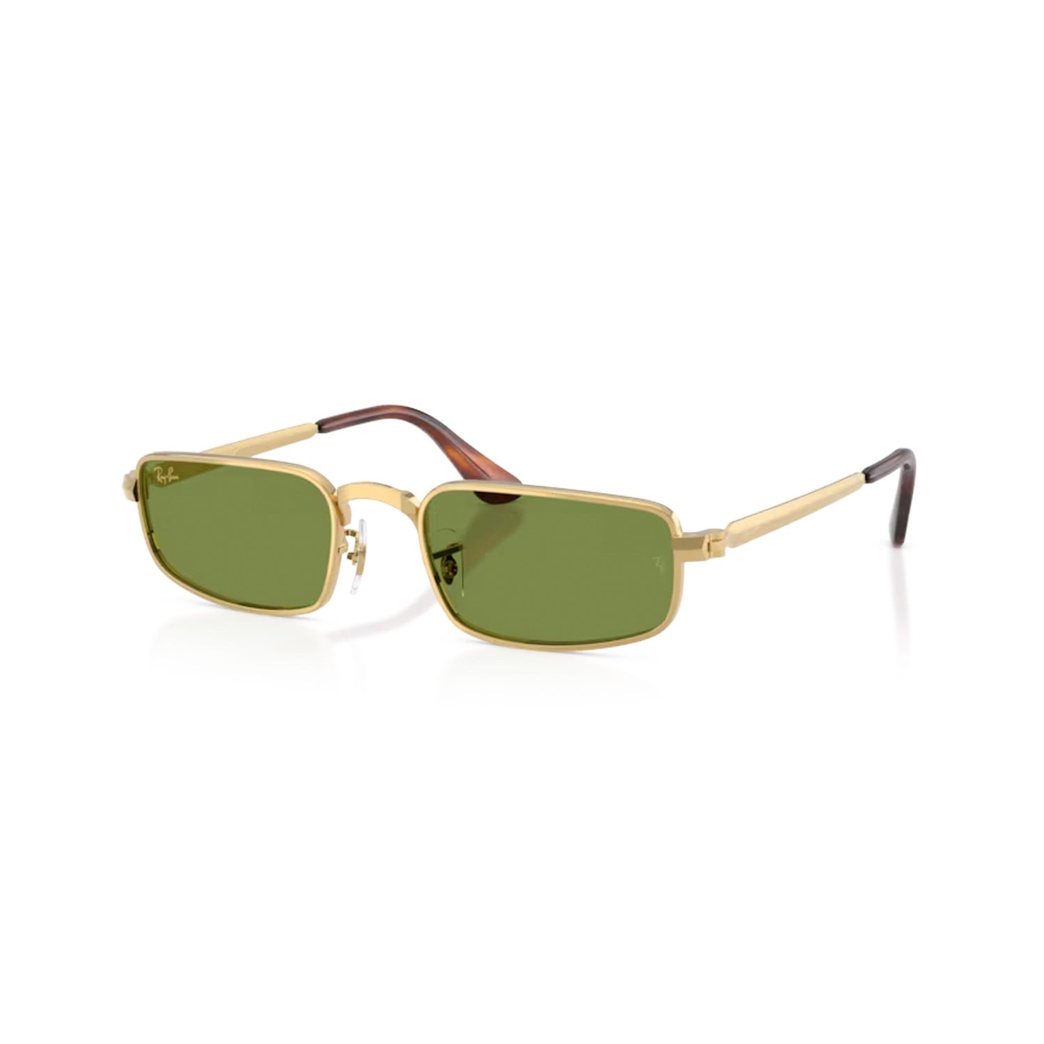 Ray-Ban RB 3927 0014E 54 A$AP ROCKY Unisex Dikdörtgen Gold Metal Güneş Gözlüğü