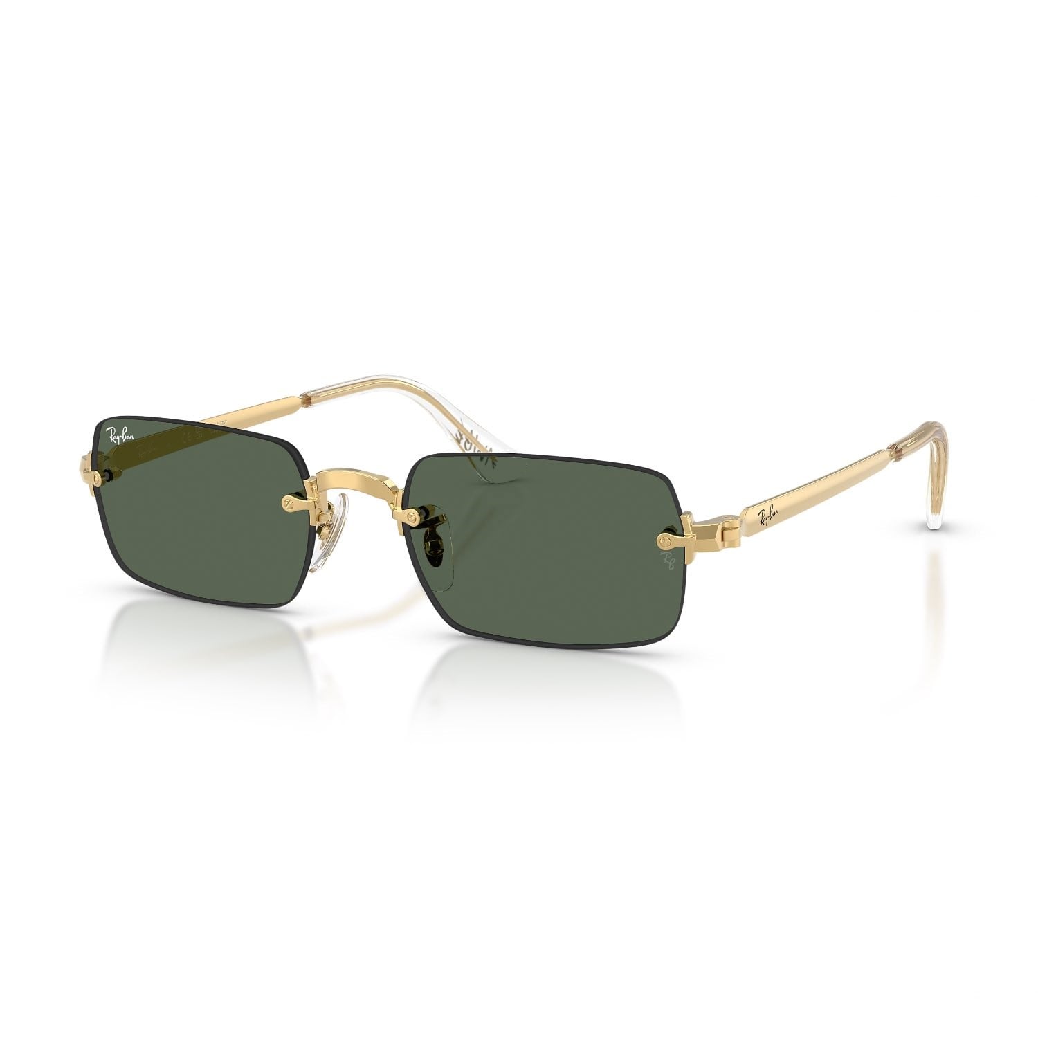 Ray-Ban RB 3928 00171 54 Unisex Dikdörtgen Gold Metal Güneş Gözlüğü