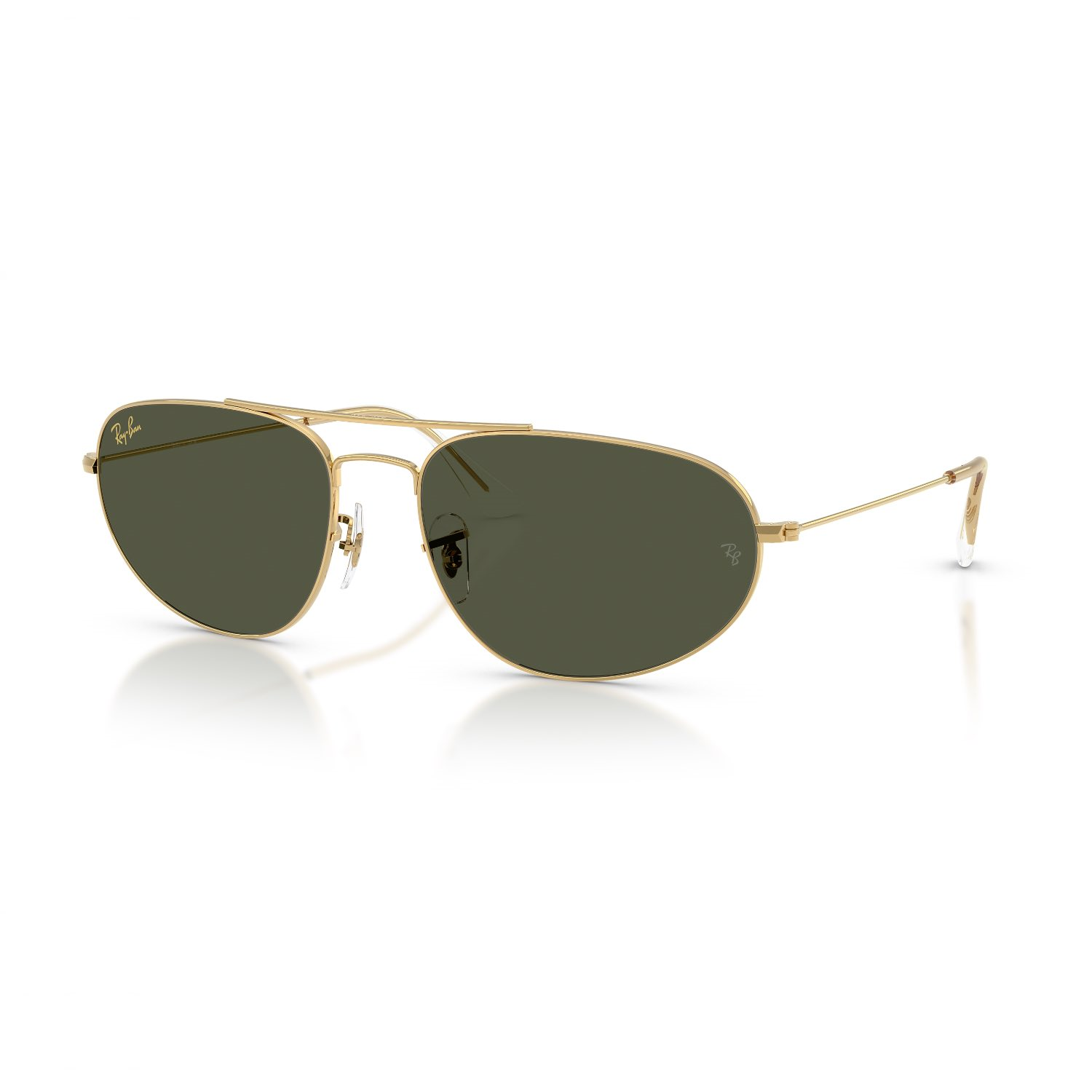 Ray-Ban RB 3945 919631 60 Unisex Geometrik Gold Metal Güneş Gözlüğü