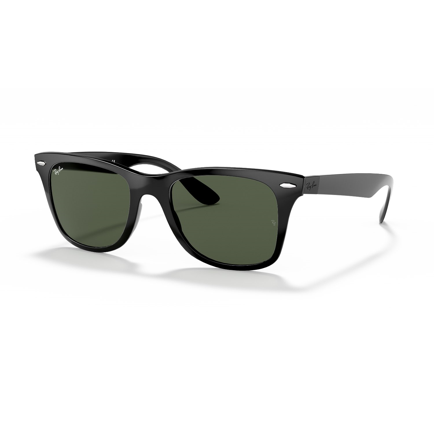 Ray-Ban RB 4195 60171 52 Wayfarer Liteforce Unisex Kare Siyah Kemik Güneş Gözlüğü
