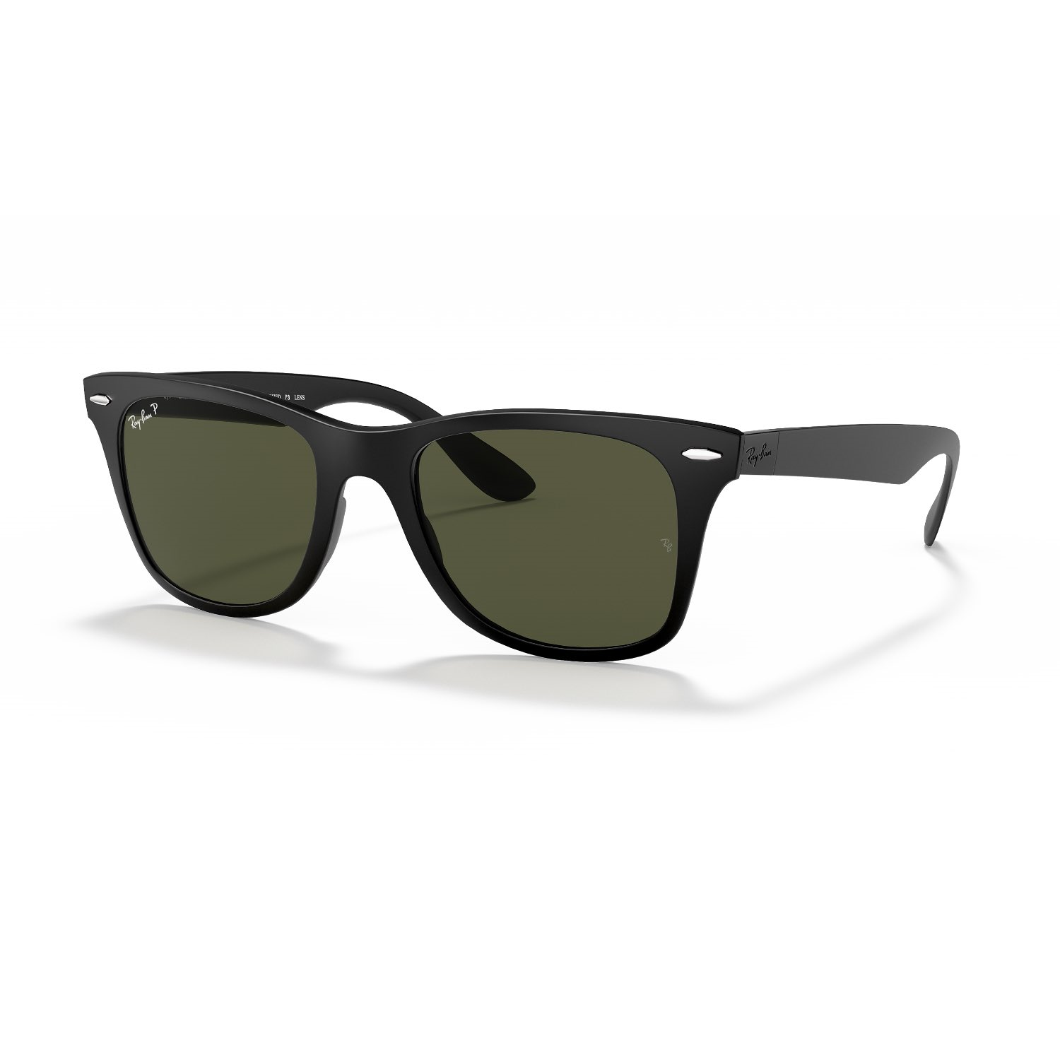 Ray-Ban RB 4195 601S9A 52 Wayfarer Liteforce Unisex Polarize Kare Siyah Kemik Güneş Gözlüğü